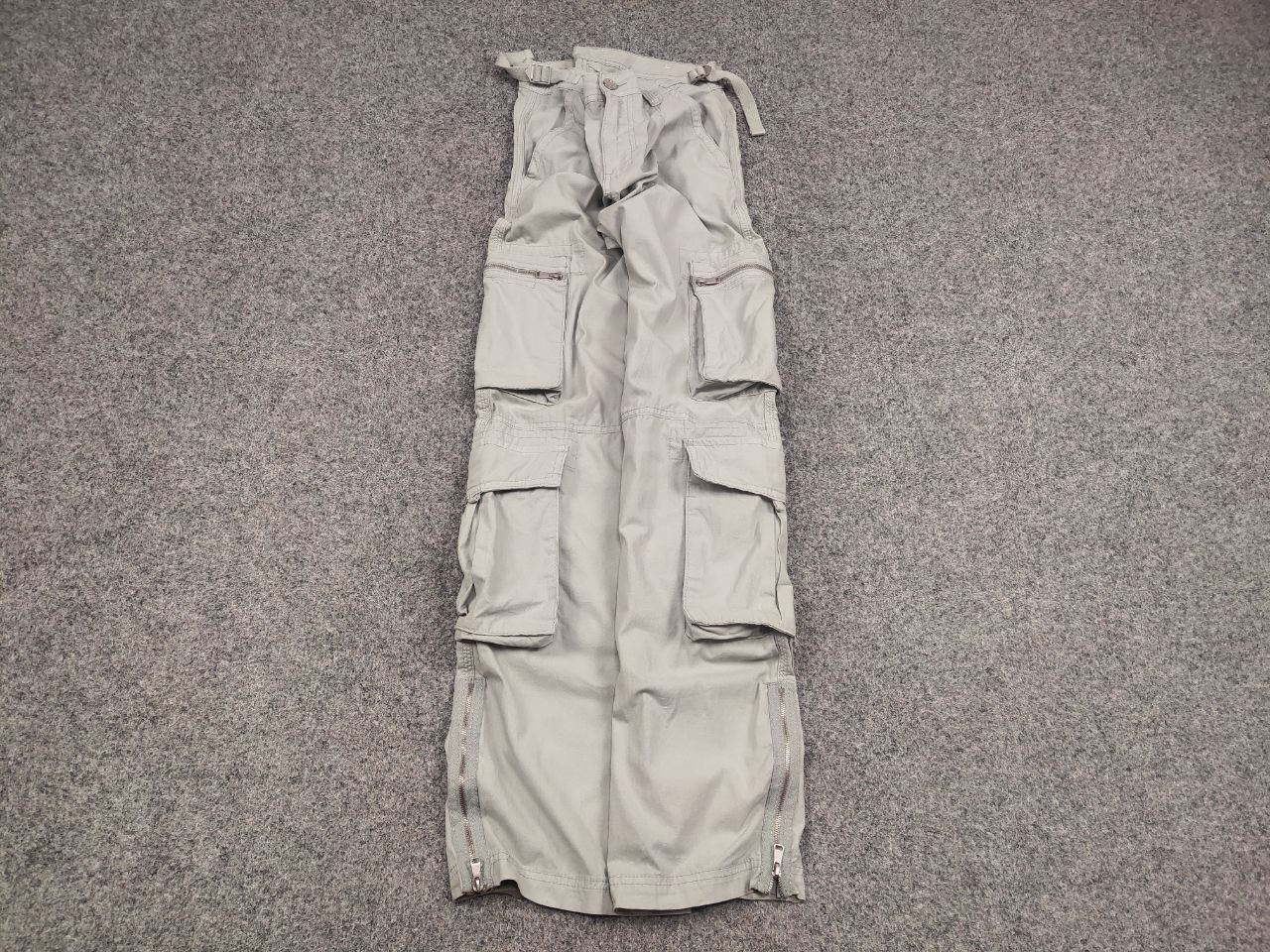 If Six Was Nine Baggy Zip Cargo If Six Was Nine Style Parachute Y2K Pants Size US 31 - 2 Thumbnail