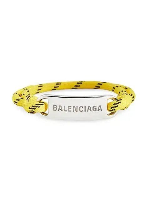 Balenciaga Logo Plate Adjustable Bracelet Size ONE SIZE - 1 Thumbnail