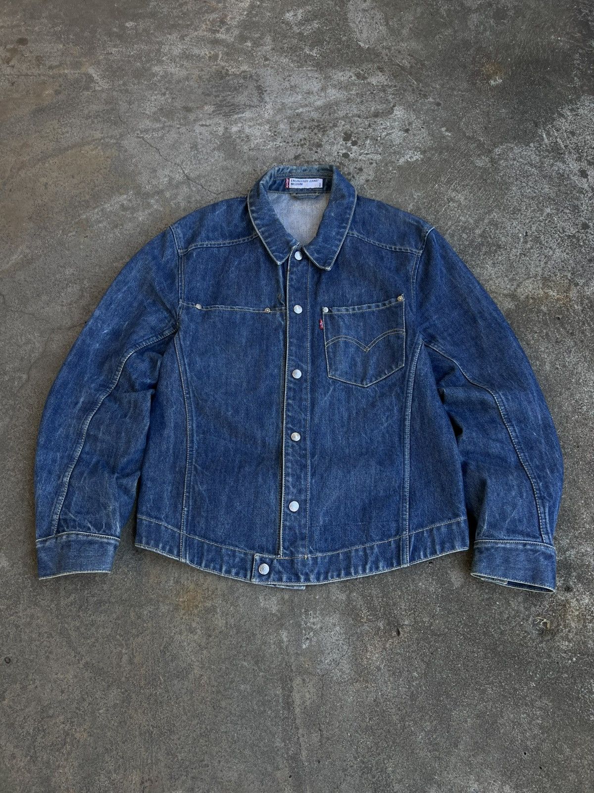 Levi's Vintage Levis Engineered Denim Jacket 1999 Japanese If Six W Size US M / EU 48-50 / 2 - 1 Thumbnail