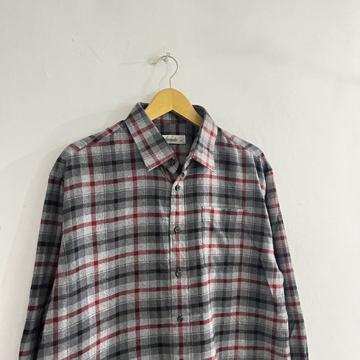 Japanese Brand Stimolo - Flannel Button Up Shirt Size US XL / EU 56 / 4 - 3 Thumbnail