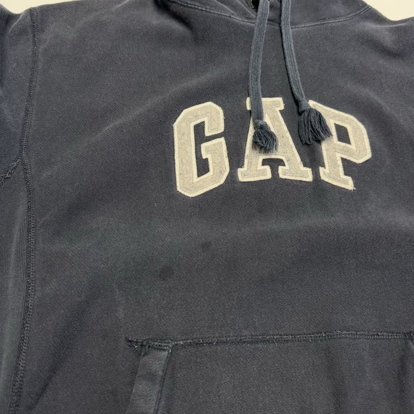Gap GAP Hoodie Mens Small Fleece Sweatshirt Dark Navy Size US S / EU 44-46 / 1 - 4 Thumbnail