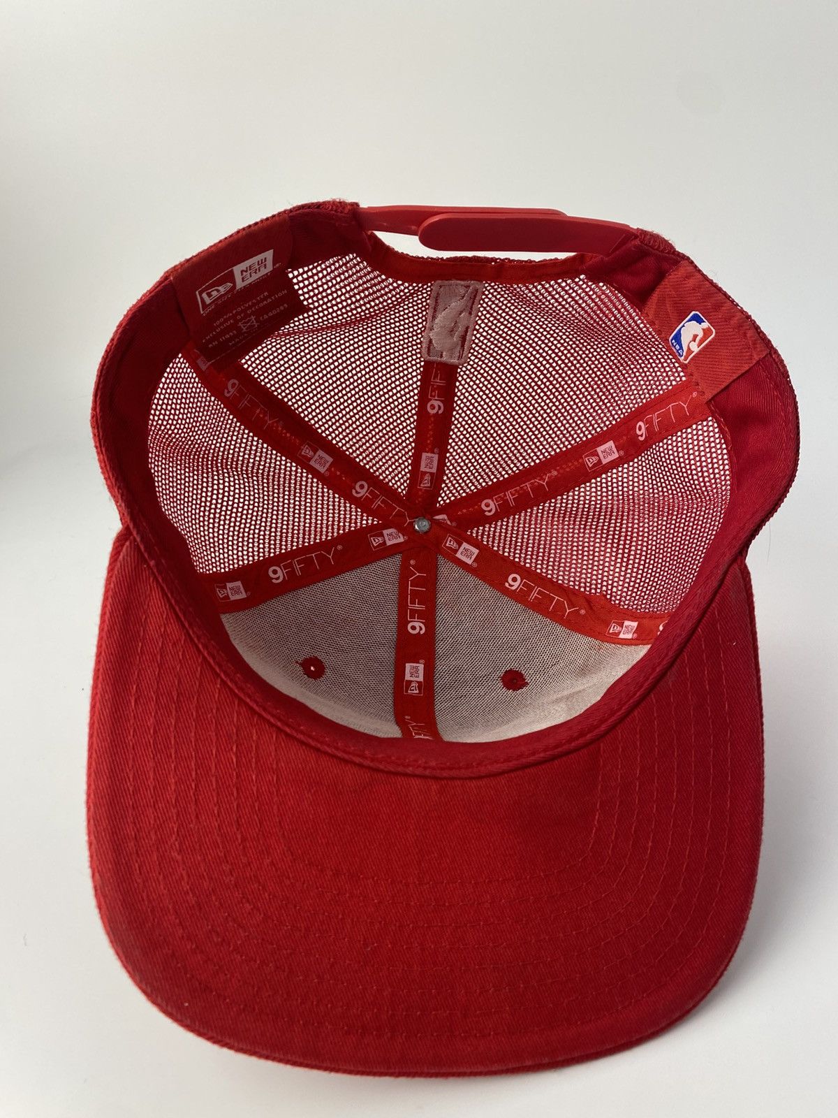 NBA × New Era Utah Jazz Trucker Cap Hat 9Fifty New era cap red Mesh Size ONE SIZE - 7 Thumbnail