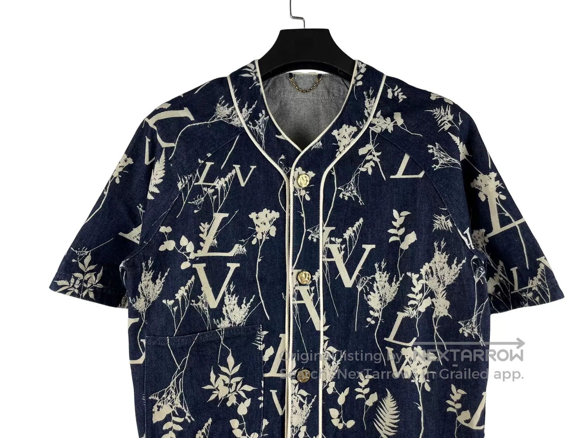 Louis Vuitton Louis Vuitton Wheat Ear Denim Shirt. Size US XS / EU 42 / 0 - 3 Thumbnail
