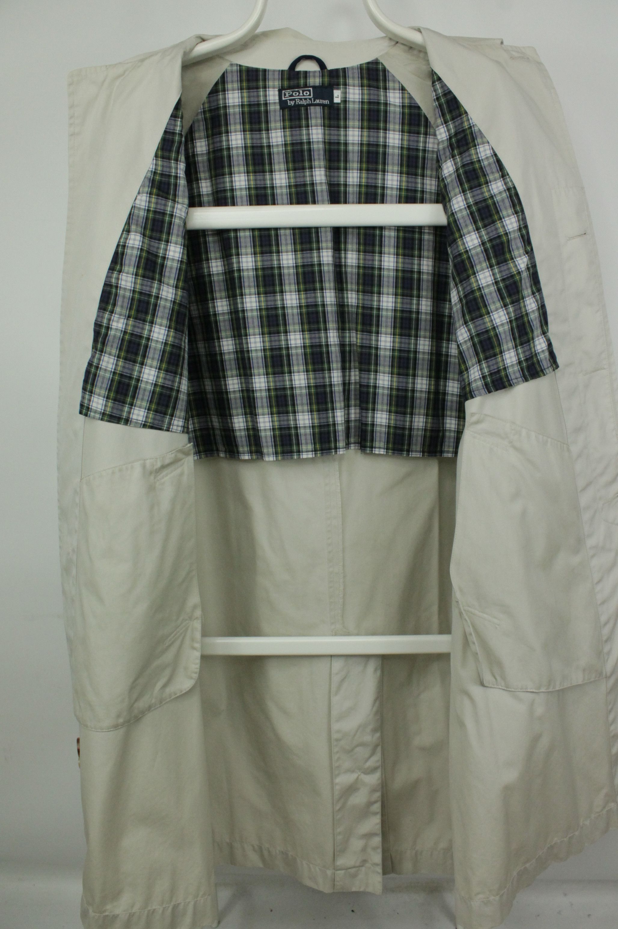 Polo Ralph Lauren Vintage Polo Ralph Lauren Beige Cotton Trench Coat Men's Size US L / EU 52-54 / 3 - 7 Thumbnail