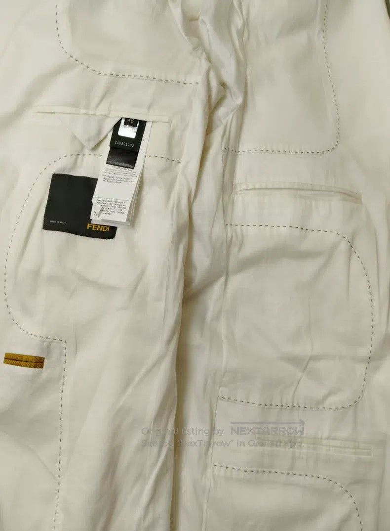 Fendi Fendi White suit jacket Size 46L - 5 Thumbnail
