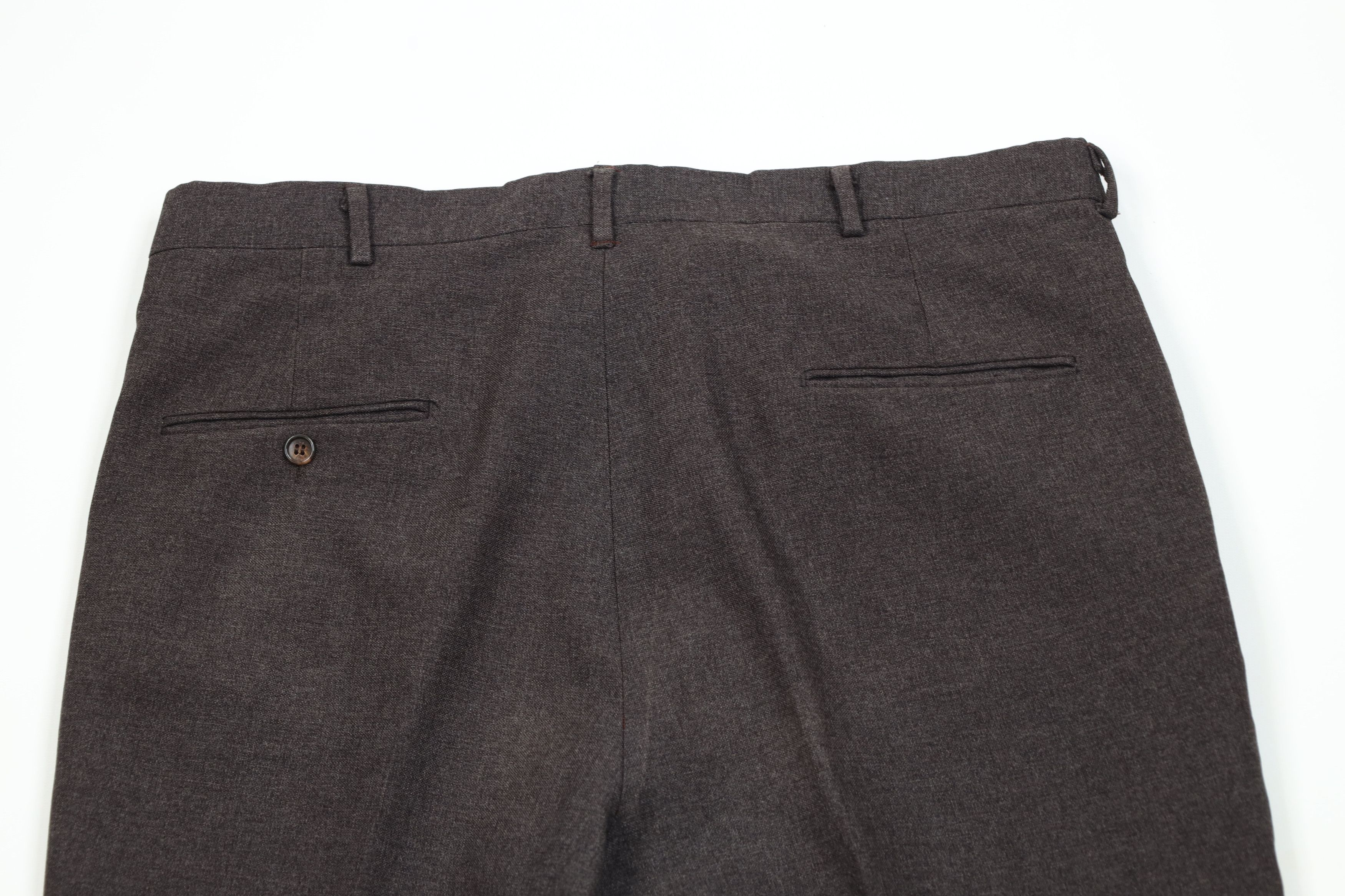 Vintage Vintage 70s Streetwear Flared Wide Leg Chino Pants Brown USA Size US 36 / EU 52 - 11 Thumbnail