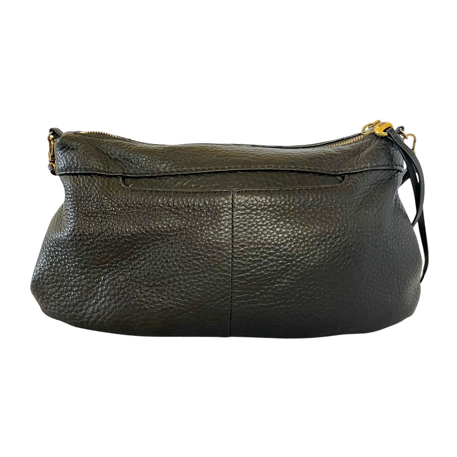 Hobo HOBO Birch Black Velvet Hide Leather Convertible Crossbody Size ONE SIZE - 3 Thumbnail