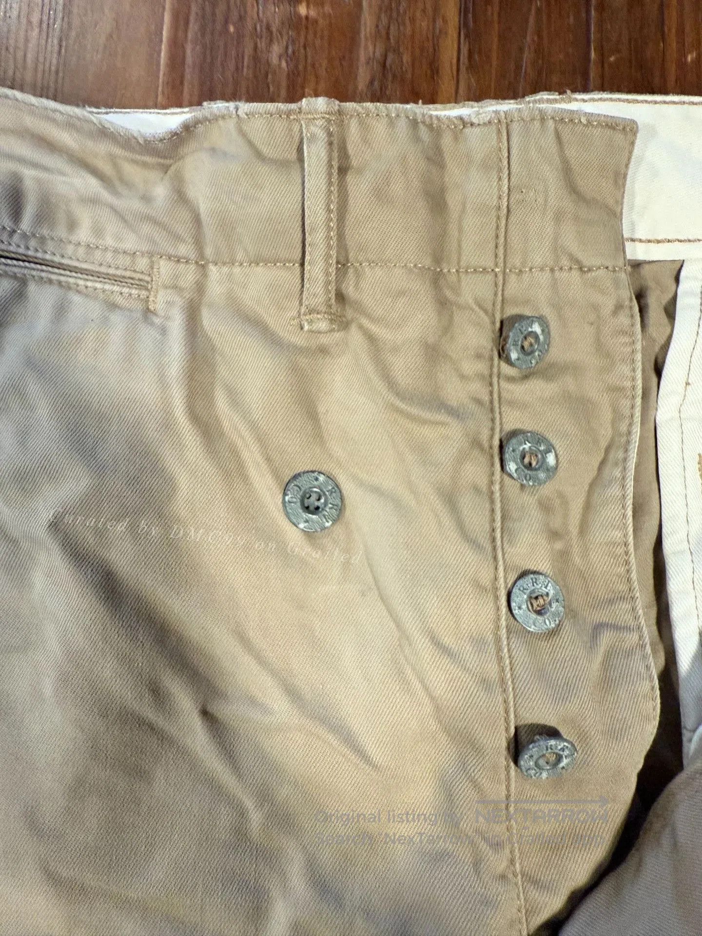 RRL Ralph Lauren RRL Beige Khaki Officer Pants. Size US 30 / EU 46 - 4 Thumbnail