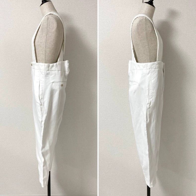 Comme des Garcons Comme Des Garcons size XS White tapered suspenders. Size 24" / US 00 / IT 34 - 2 Thumbnail