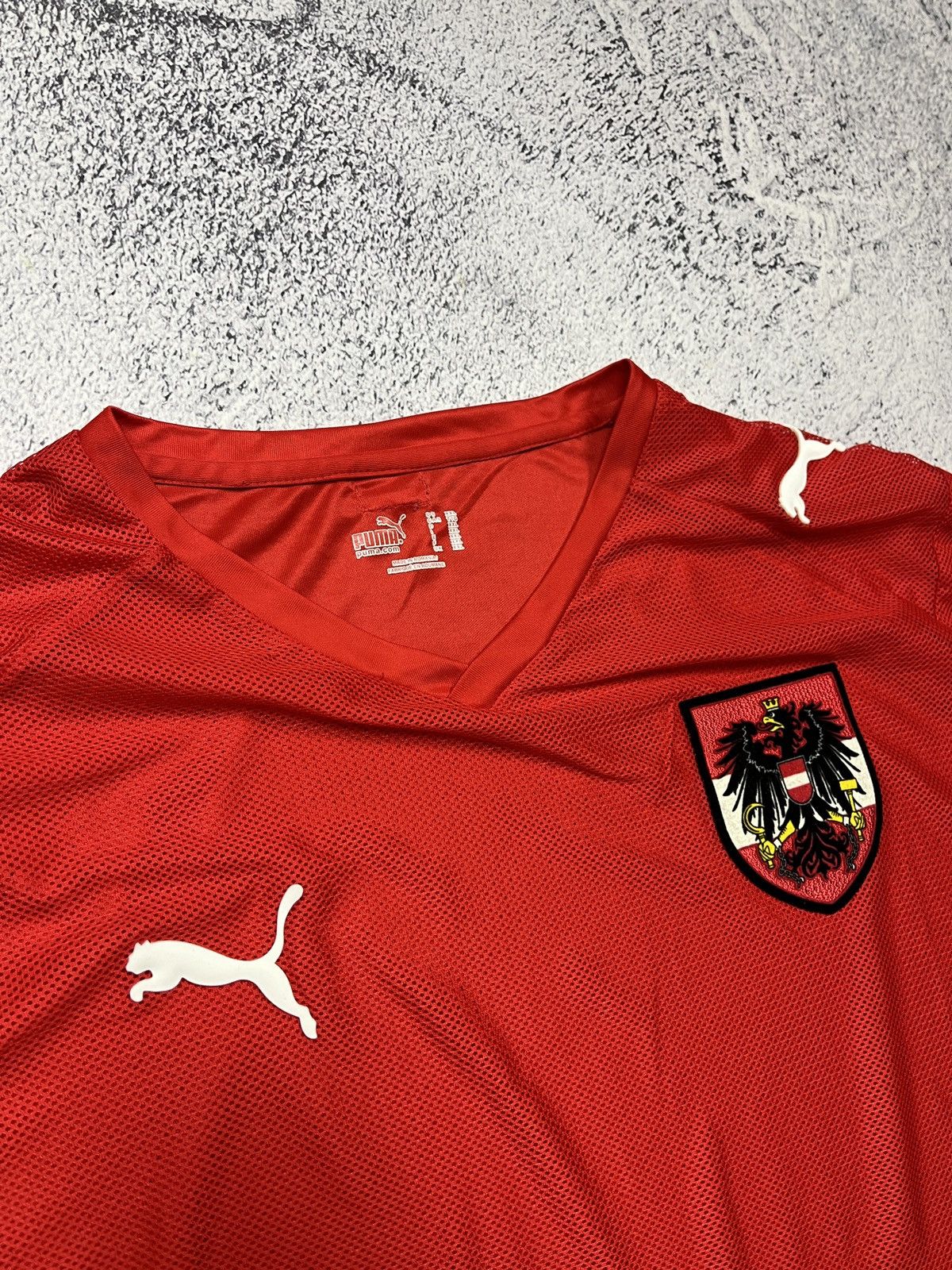 Puma Puma Austria 2008/2010 Football Shirt Soccer Jersey Rare Size US XXL / EU 58 / 5 - 6 Thumbnail
