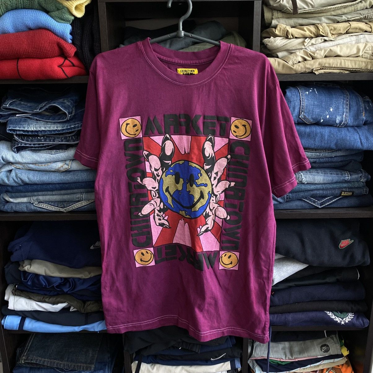 Designer Designer Chinatown x Smiley Big Graphic Logo y2k rare tee Size US M / EU 48-50 / 2 - 1 Thumbnail