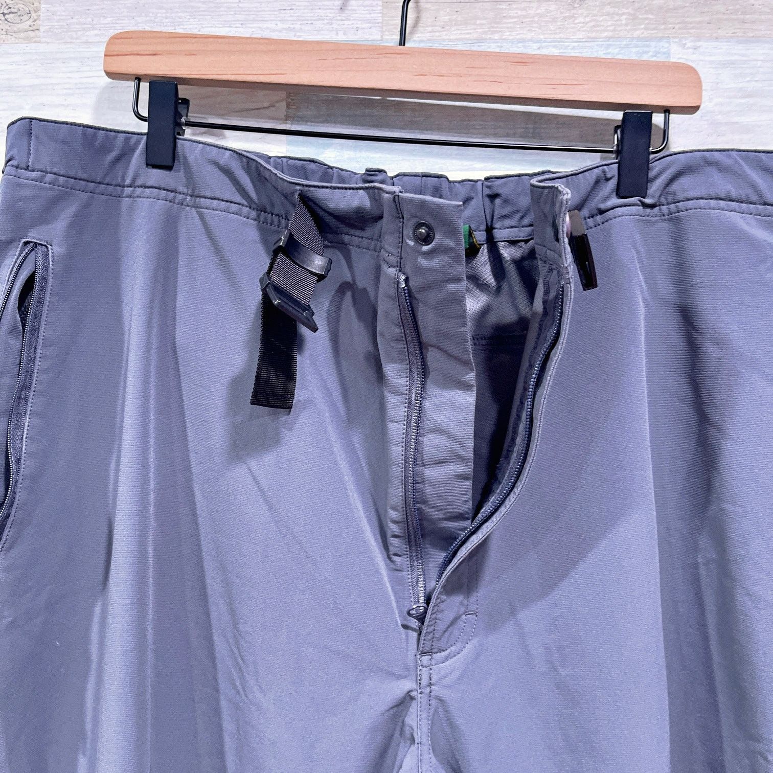 Cabelas Cabelas Nylon Belted Hiking Pants Black Lightweight Mens 3XL Size US 44 / EU 60 - 4 Thumbnail