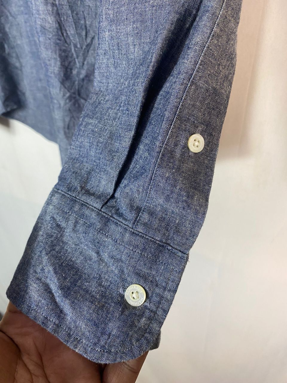 Japanese Brand × Manual Alphabet Menual alphabet selvedge button up shirt with patchwork Size US M / EU 48-50 / 2 - 10 Thumbnail