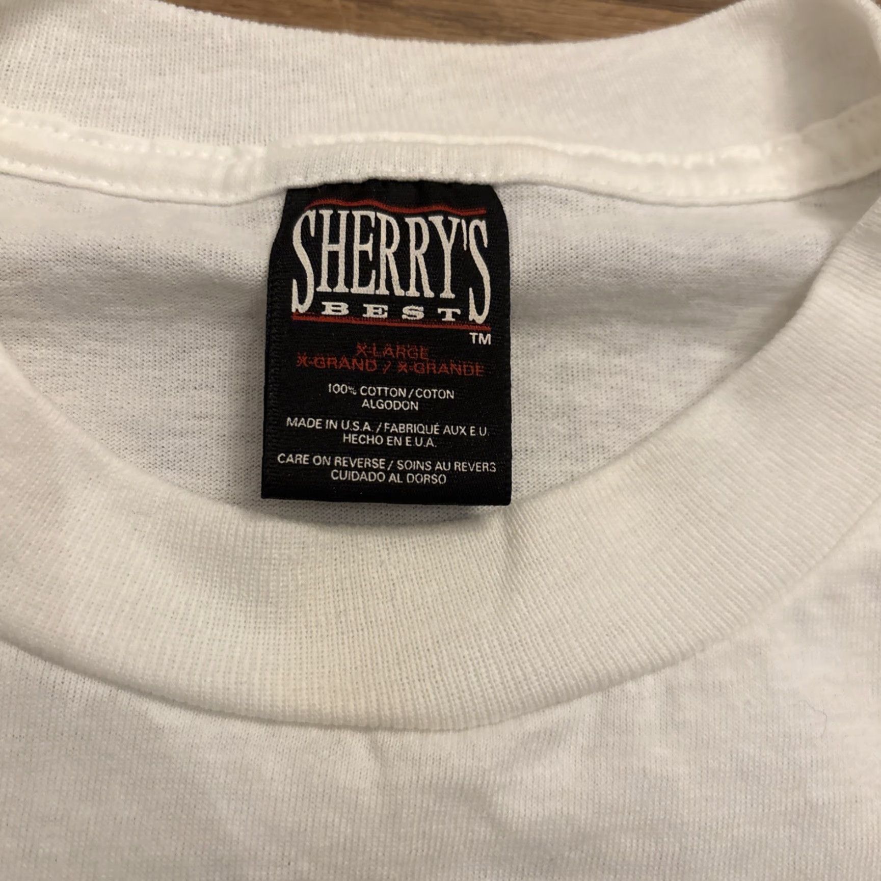 Vintage VINTAGE Sherrys Best Stone Mountain Georgia T-Shirt XL Beige 90s Mens Size US XL / EU 56 / 4 - 3 Thumbnail