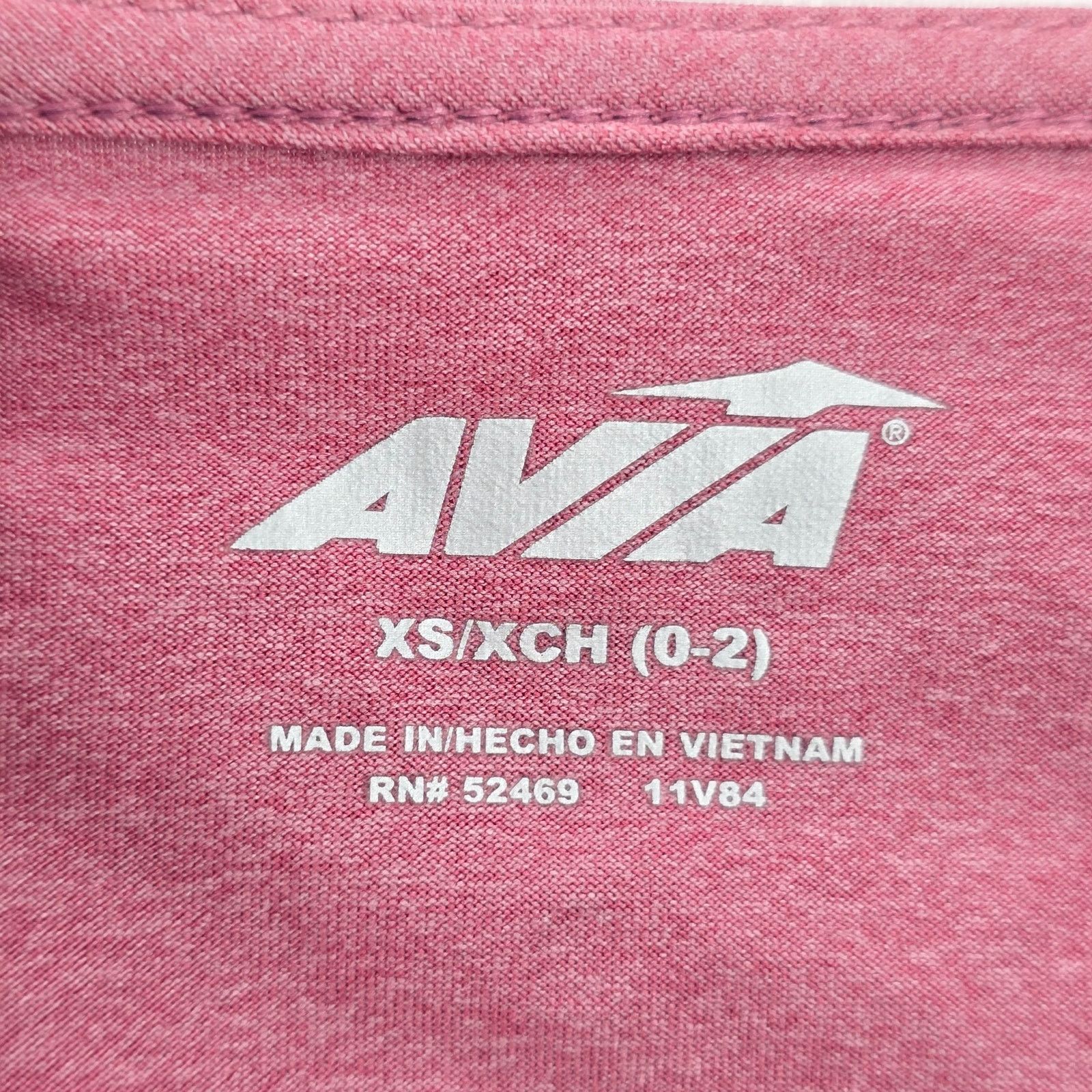 Avia Avia Pink Activewear Short Sleeve Top Tshirt Extra Small XS Size XS / US 0-2 / IT 36-38 - 6 Thumbnail