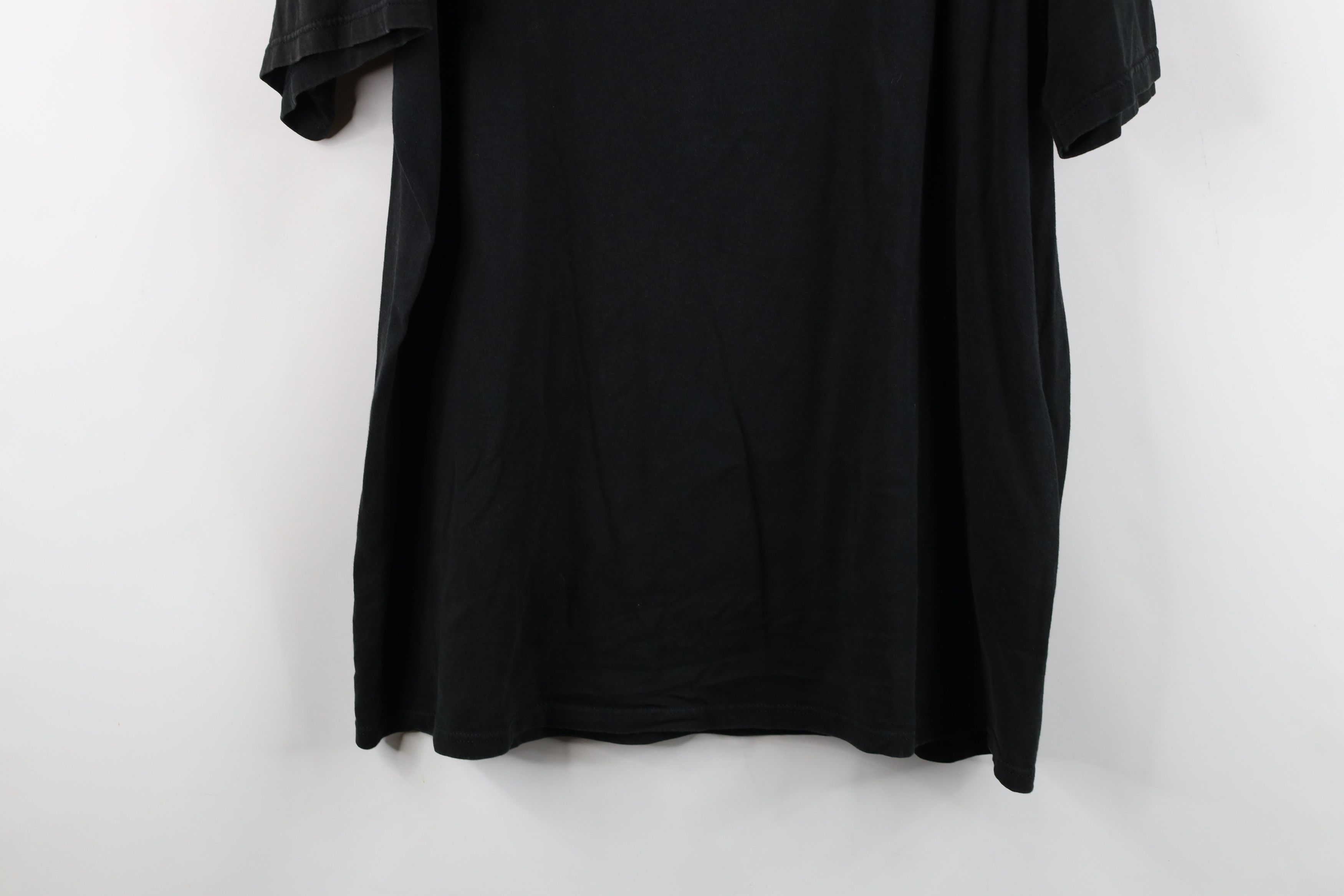 Vintage Vintage 90s Streetwear Heavyweight Cotton T-Shirt Black Size US XXL / EU 58 / 5 - 13 Thumbnail