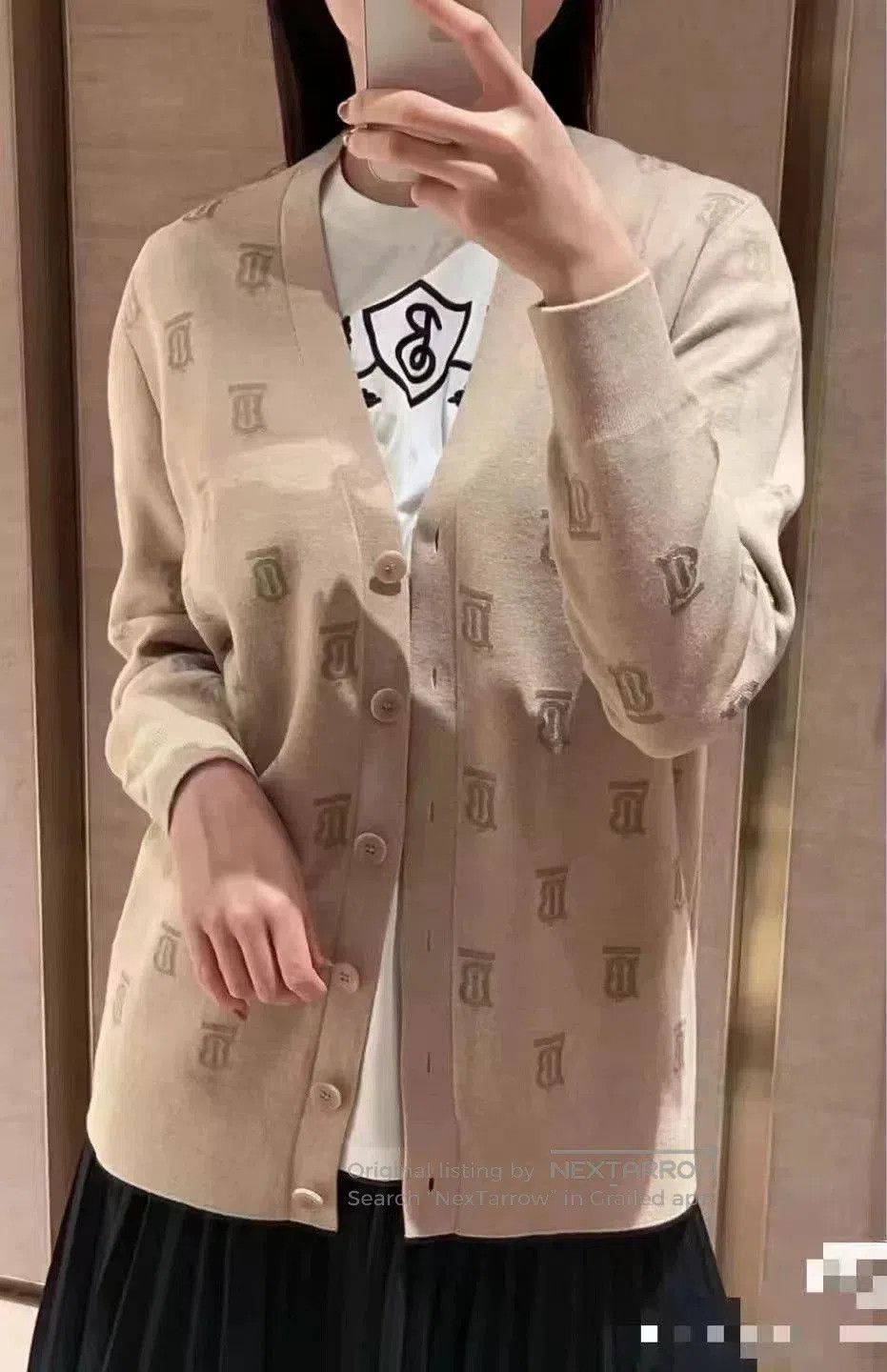Burberry Burberry Logo Wool Knit Cardigan XXS. Size XXS / US 00 / IT 34 - 5 Thumbnail