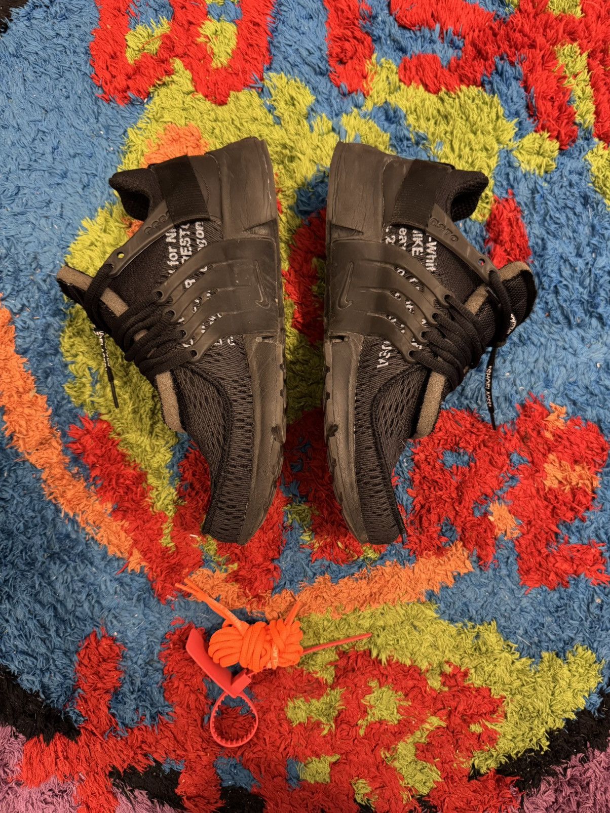 Nike × Off-White Off White X Nike Presto Black Size US 10 / EU 43 - 2 Thumbnail