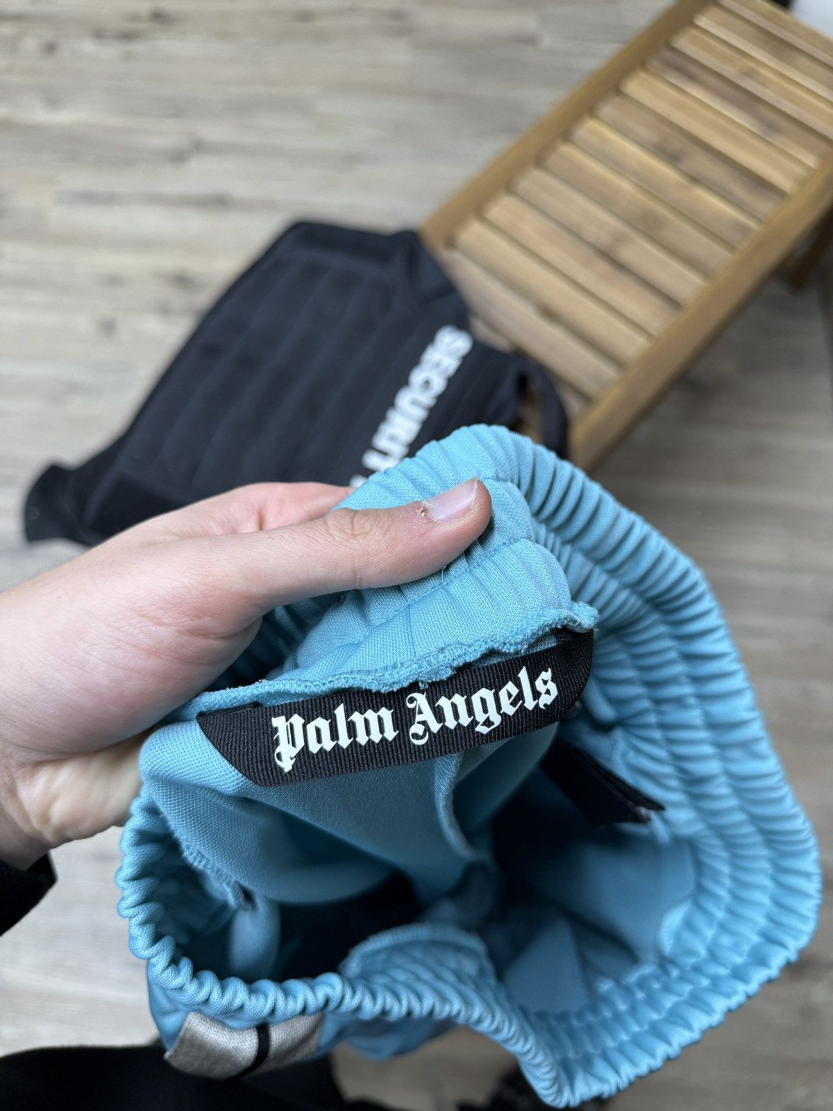 Palm Angels Palm Angels Baby Blue Sweatpants Size US 30 / EU 46 - 8 Thumbnail