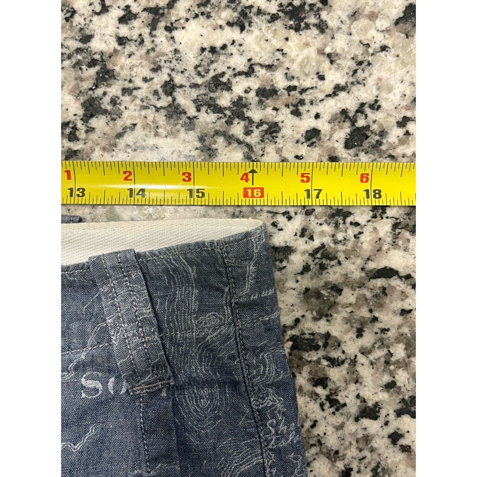 Polo Ralph Lauren Polo Ralph Lauren Shorts Mens 32 Blue Map Chino Flat Front Cotton Casual Travel Mens Size US XS / EU 42 / 0 - 4 Thumbnail