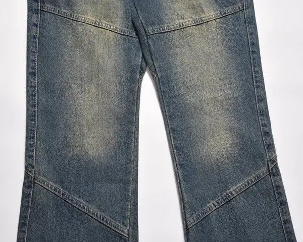 Japanese Brand VIBE High street wide leg stitching cargo jeans y2k Size US 32 / EU 48 - 6 Thumbnail