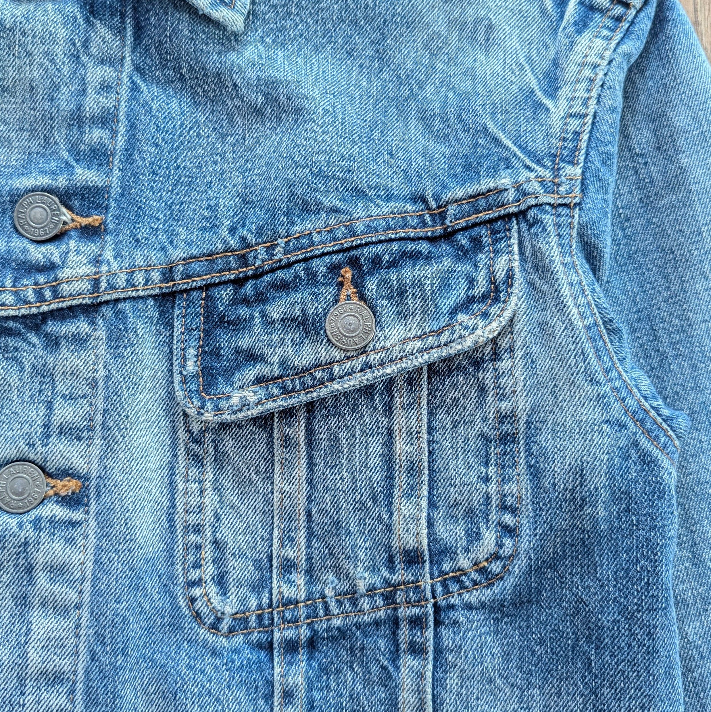 Polo Ralph Lauren Polo Ralph Lauren Denim Jacket Size XS Made In Mexico Size XS / US 0-2 / IT 36-38 - 4 Thumbnail