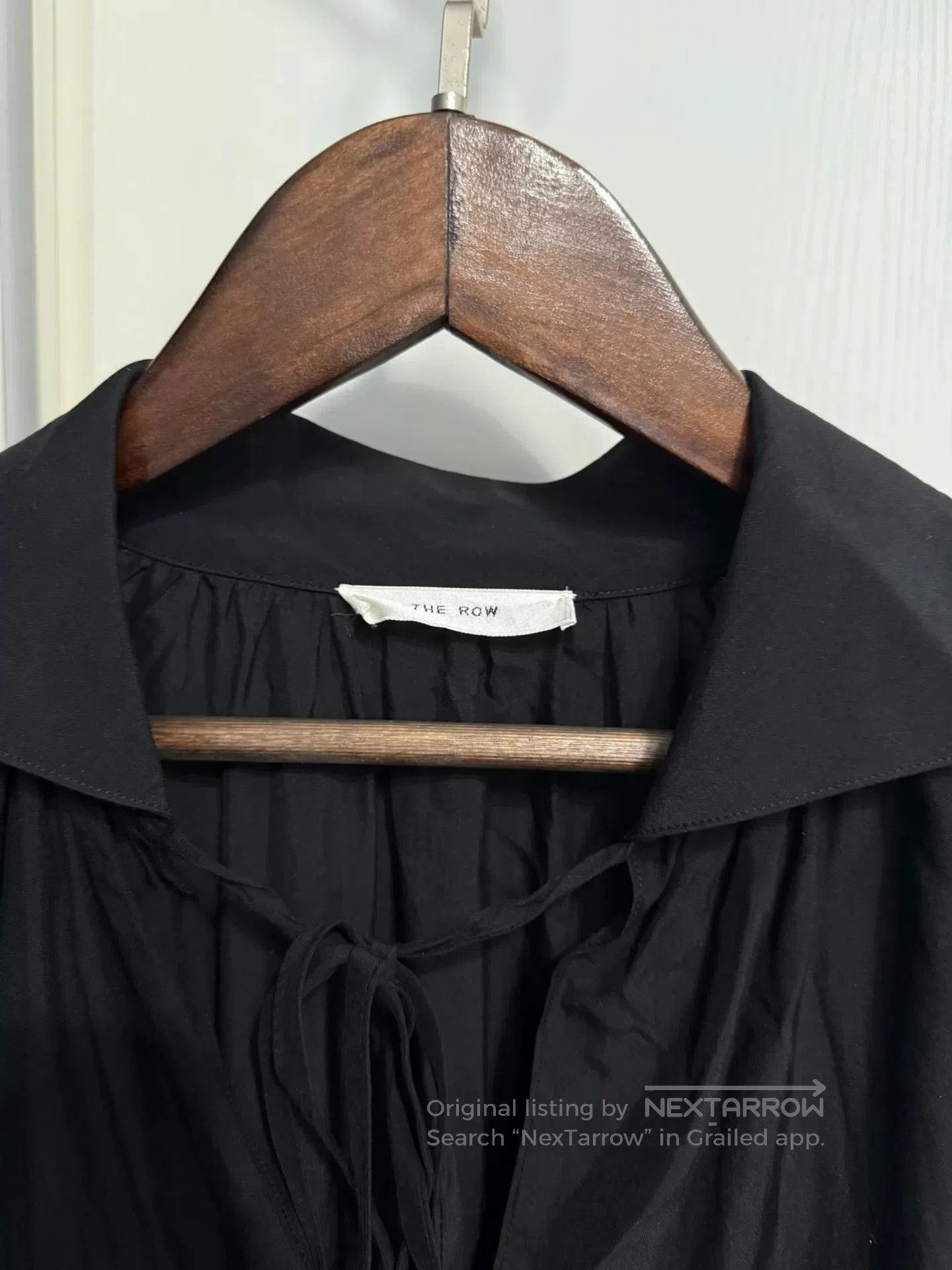 The Row The Row Silk Shirt Dress in Black. Size XS / US 0-2 / IT 36-38 - 2 Thumbnail