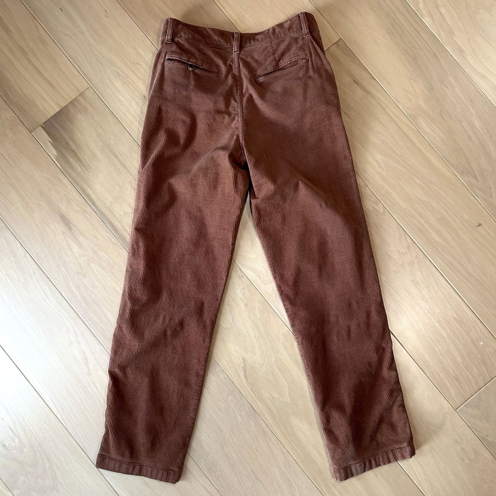 Faherty Faherty Corduroy Pant Women’s 30x31 Chino Straight Leg High Rise Peachish Solid Pant Accessories: Button, Zipper, Logo Size 30" / US 8 / IT 44 - 3 Thumbnail
