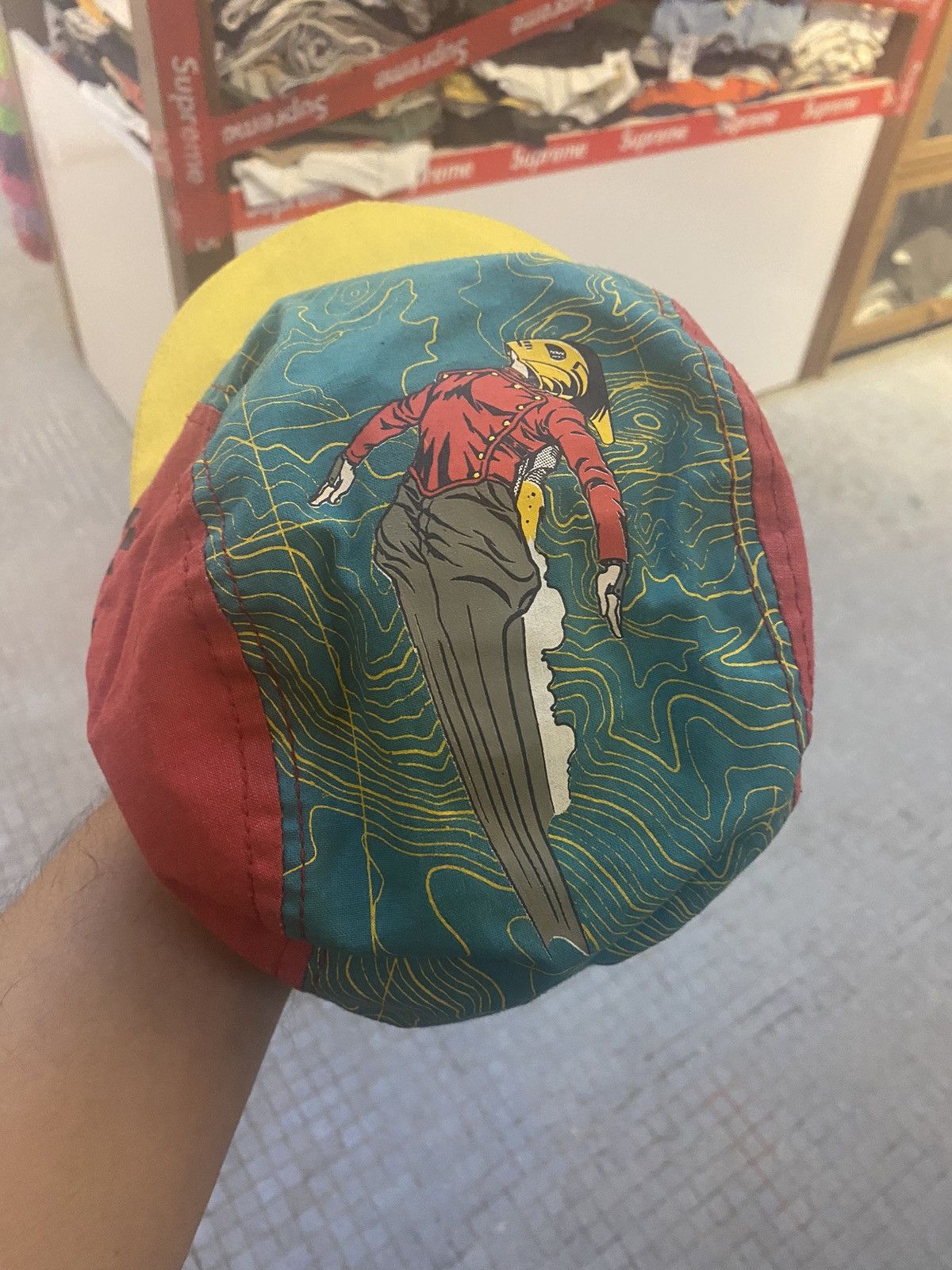 Vtg 80s The Rocketeer Walt Disney Picture Painters Hat Cap