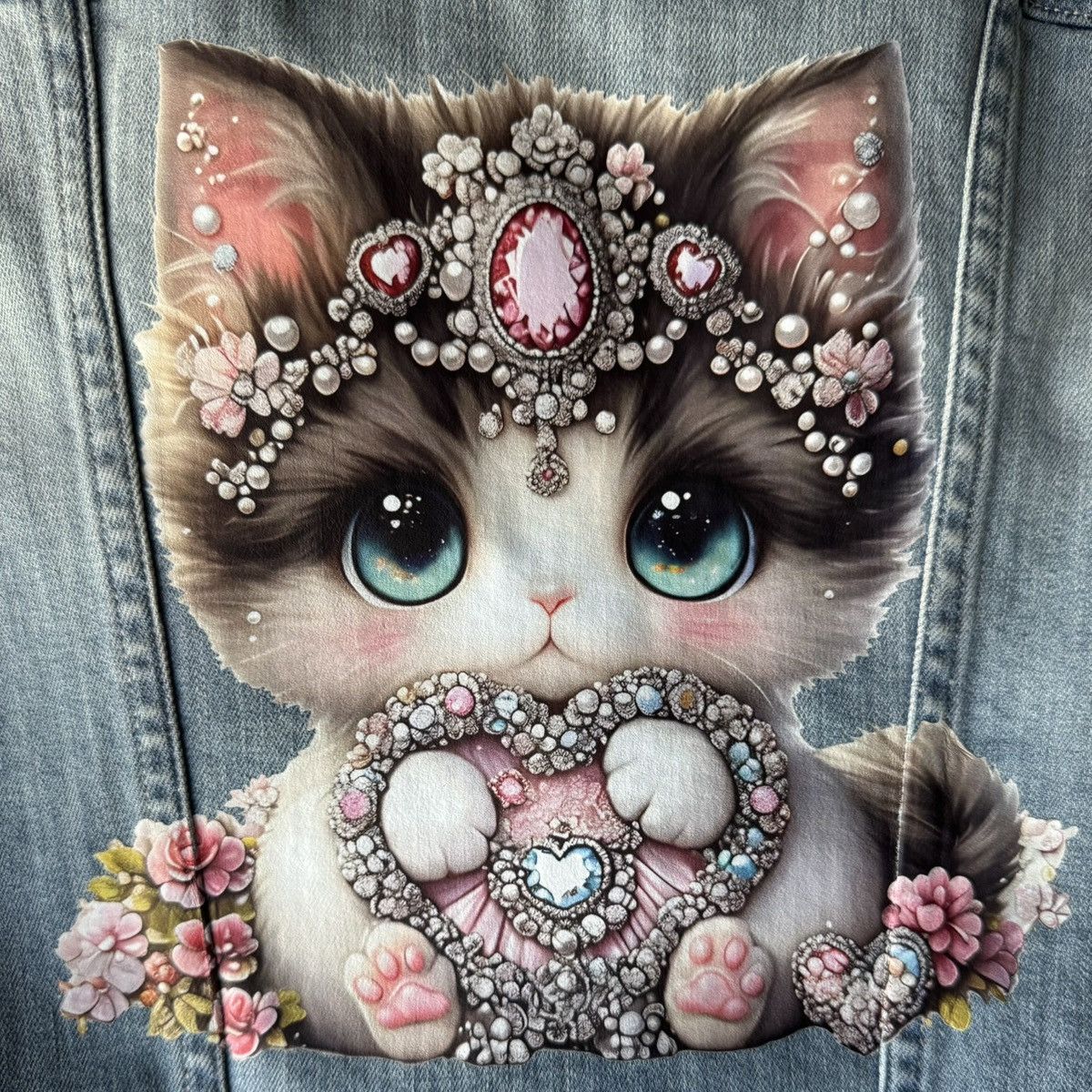 Levi's Retro, Levi’s Brand, Princess Kitty, Light-Wash Denim Vest Size S / US 4 / IT 40 - 12 Thumbnail