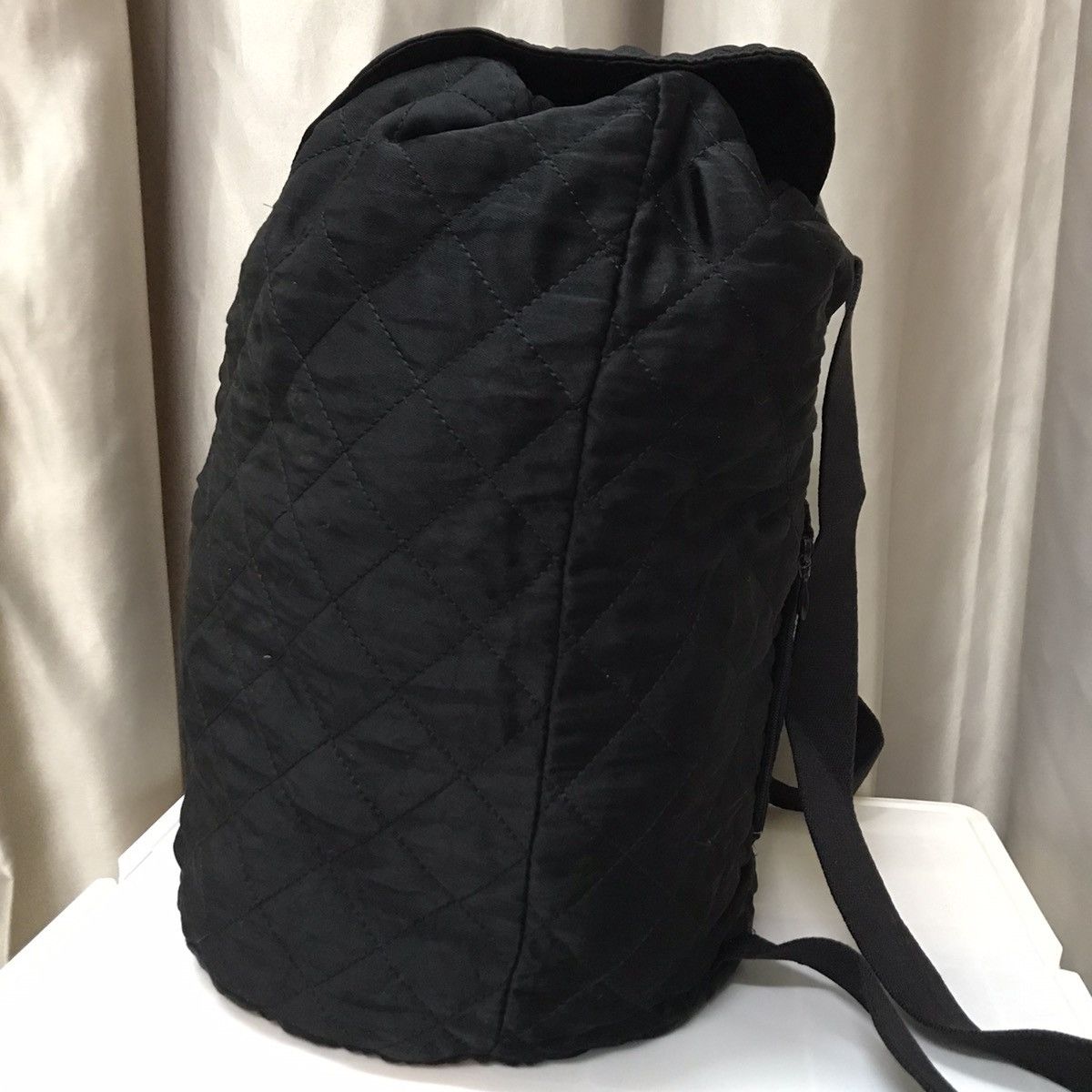 Designer × Sonia Rykiel Sonia Rykiel Quilted Nylon Single Button Mini Backpack Size ONE SIZE - 6 Thumbnail
