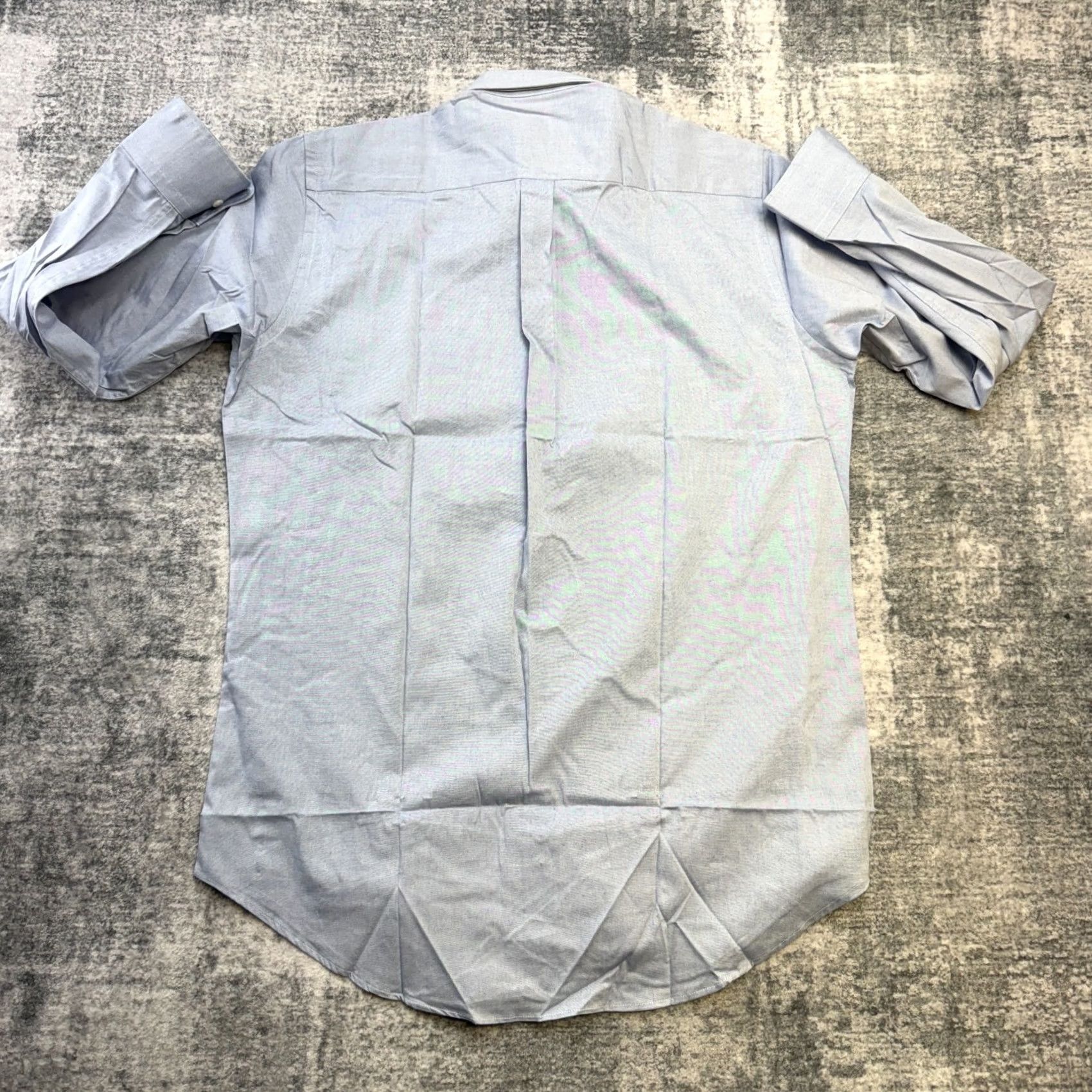 Chaps Chaps Shirt Mens 15.5 Blue Cotton Oxford Button Down 90s VTG Classic Dress Shirt Size US L / EU 52-54 / 3 - 6 Thumbnail