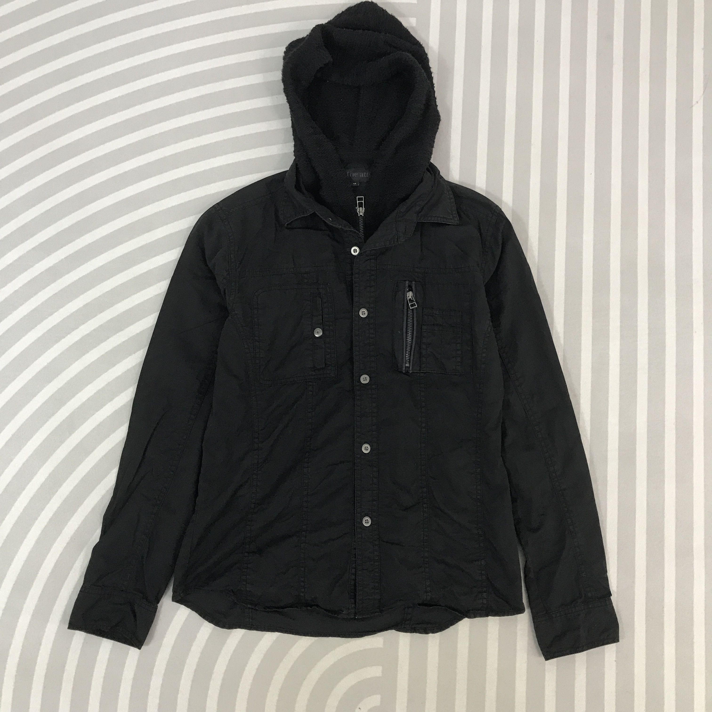 In The Attic Vintage In the attic Button Design Hoodie shirt Jacket Size US M / EU 48-50 / 2 - 1 Thumbnail