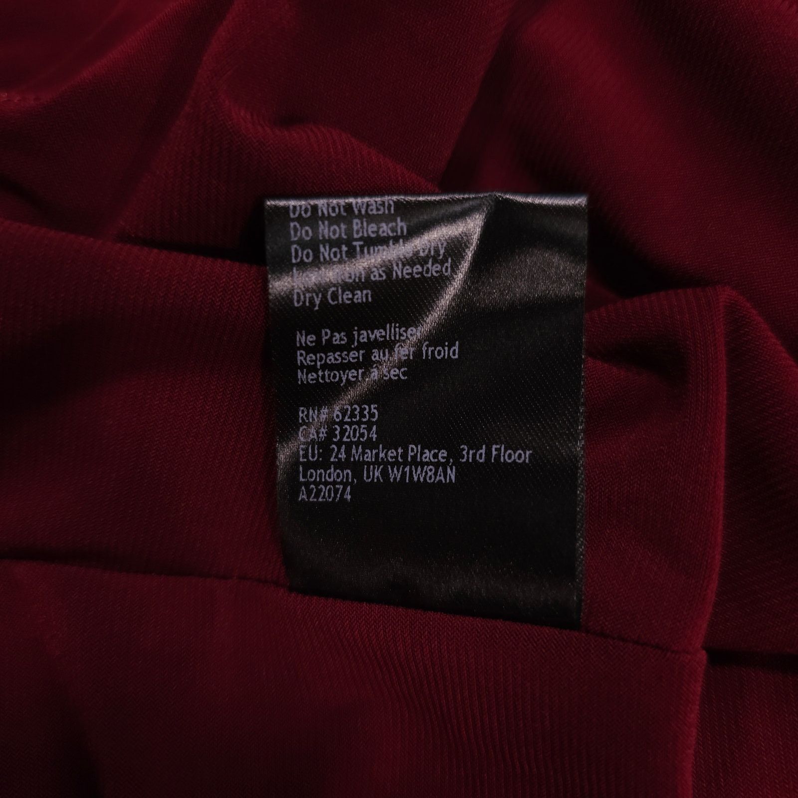 Anthropologie NWT Anthropologie BHLDN Mendoza Dress Burgundy Red Sz 8 Size M / US 6-8 / IT 42-44 - 11 Thumbnail