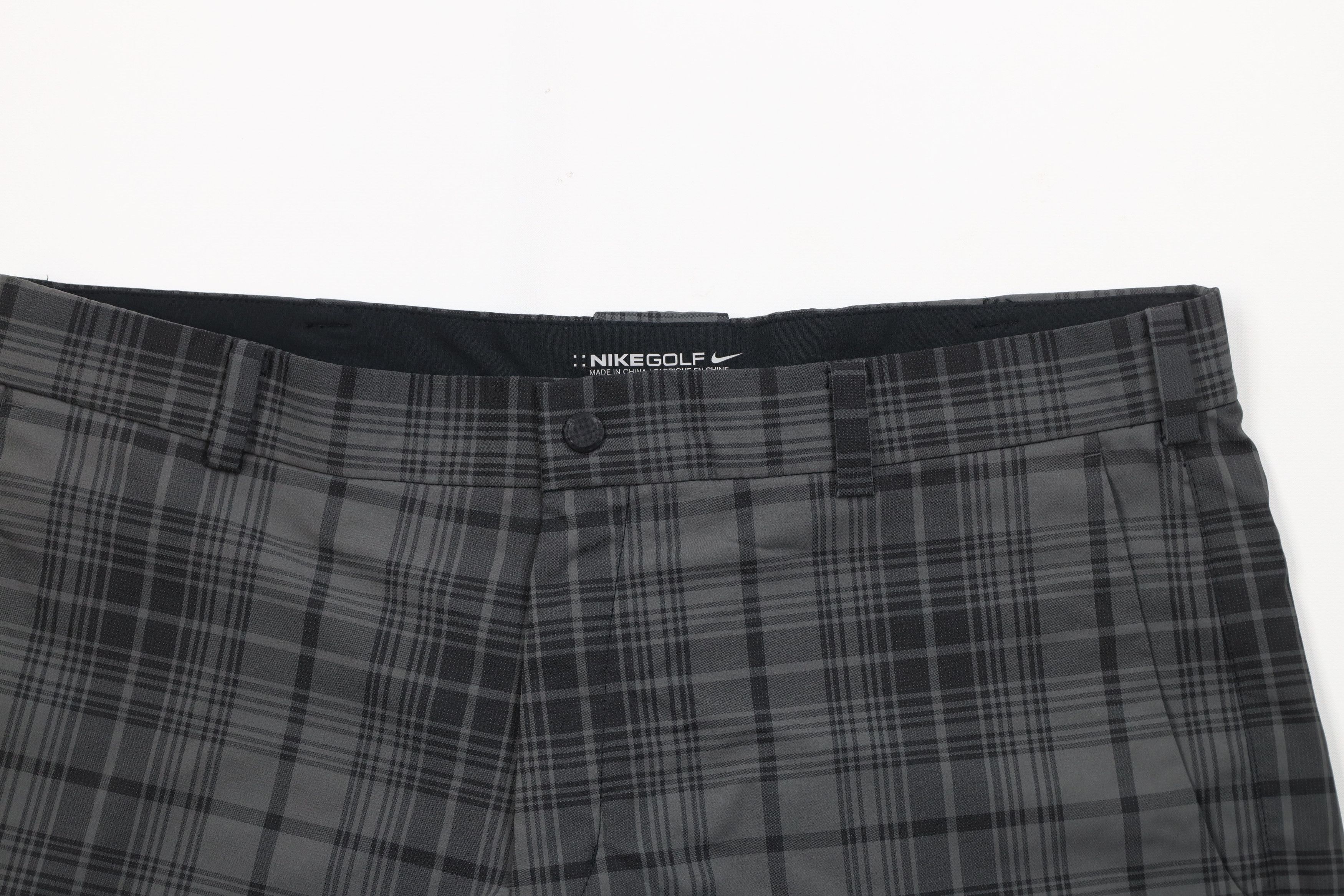 Nike Nike Golf Front Dri-Fit Golfing Chino Shorts Gray Plaid Size US 34 / EU 50 - 2 Thumbnail
