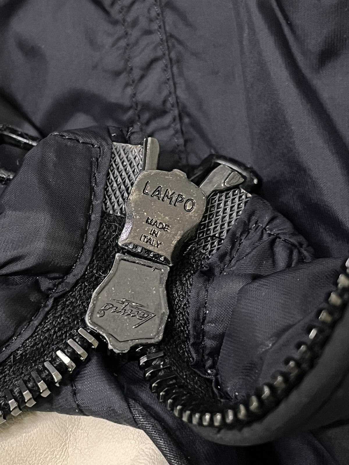 Emporio Armani × Giorgio Armani Lampo zip Giorgio armani leather jacket Size US L / EU 52-54 / 3 - 5 Thumbnail