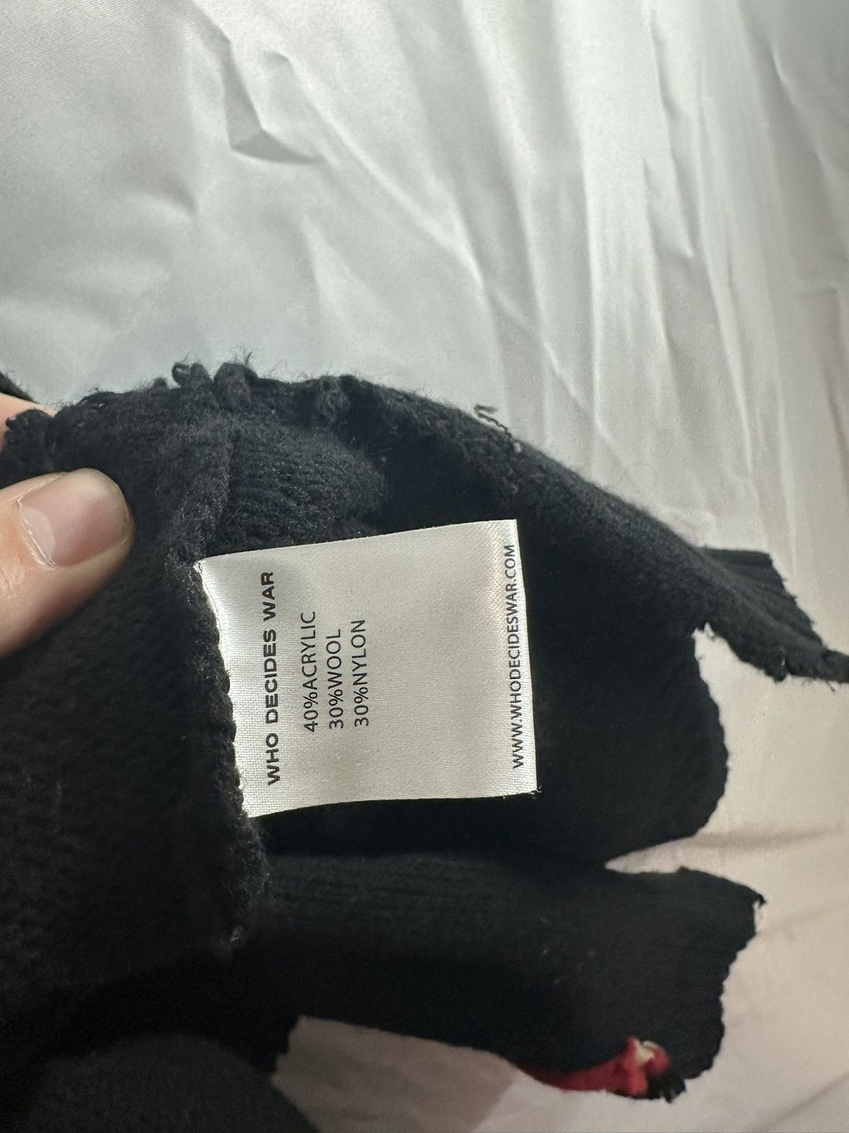 Who Decides War WHO DECIDES WAR sweater knotwear Size US L / EU 52-54 / 3 - 7 Thumbnail