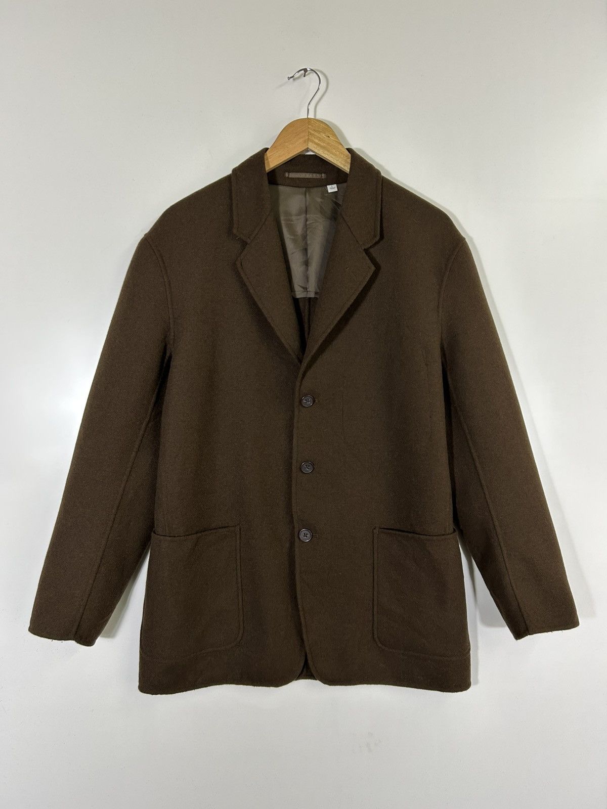 Lemaire × Uniqlo 🔥Lemaire❌Uniqlo Wool Button Coat Size US M / EU 48-50 / 2 - 1 Thumbnail