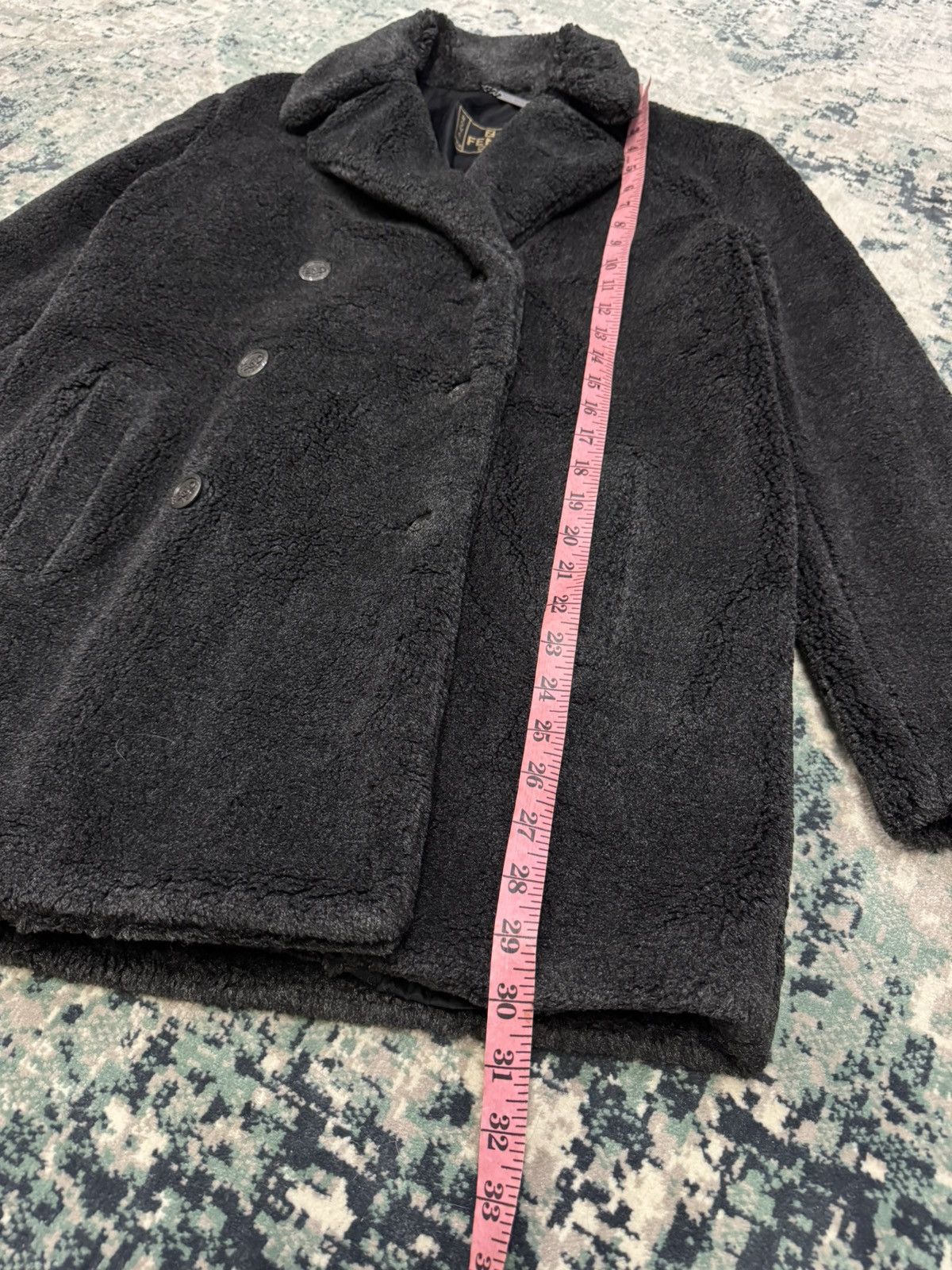 Fendi VINTAGE FENDI ROMA ITALY SHEARLING DOUBLE BREASTED JACKET Size US M / EU 48-50 / 2 - 11 Thumbnail