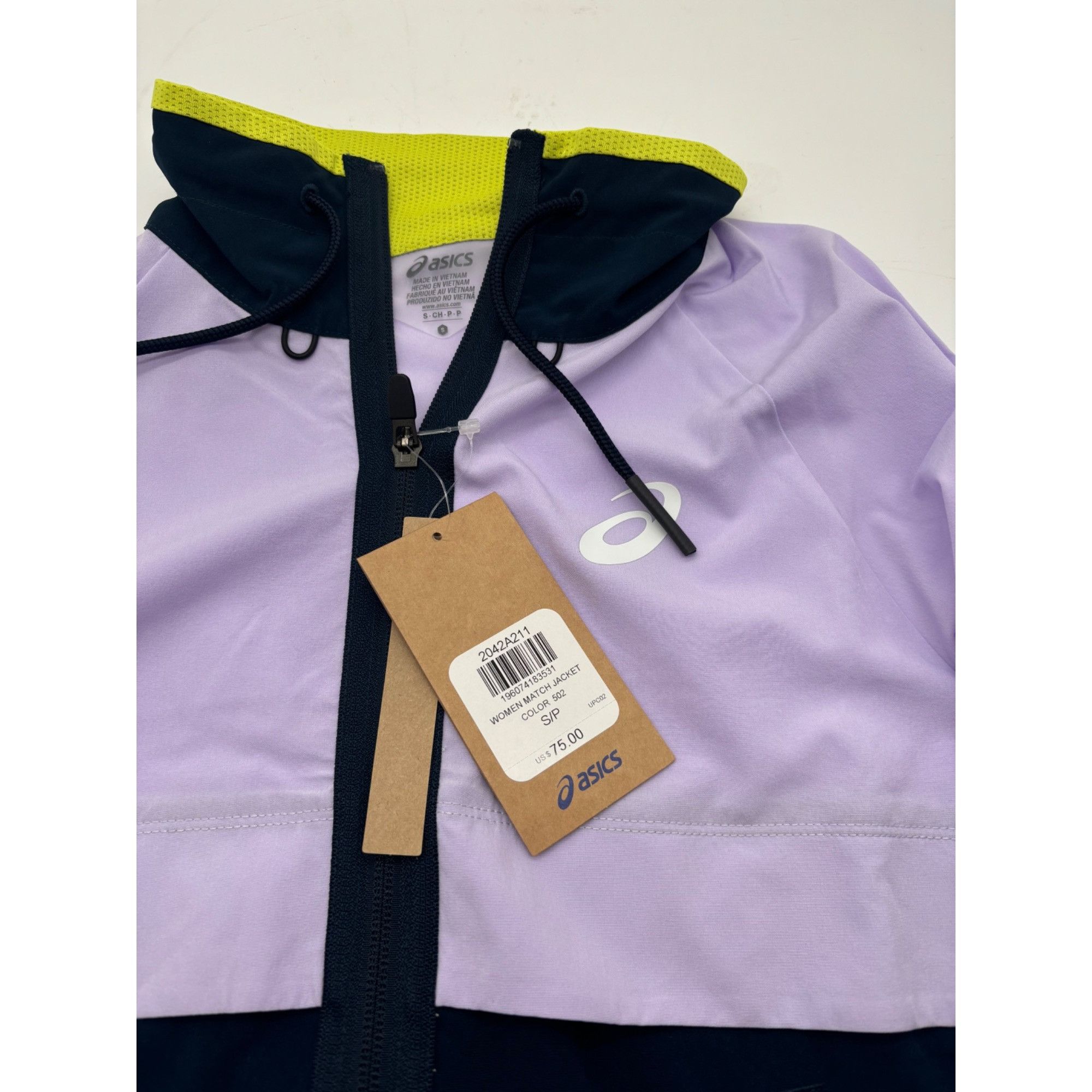Asics Asics Women”s Match Tennis Jacket (Murasaki/French Blue), Sz Size S / US 4 / IT 40 - 10 Thumbnail