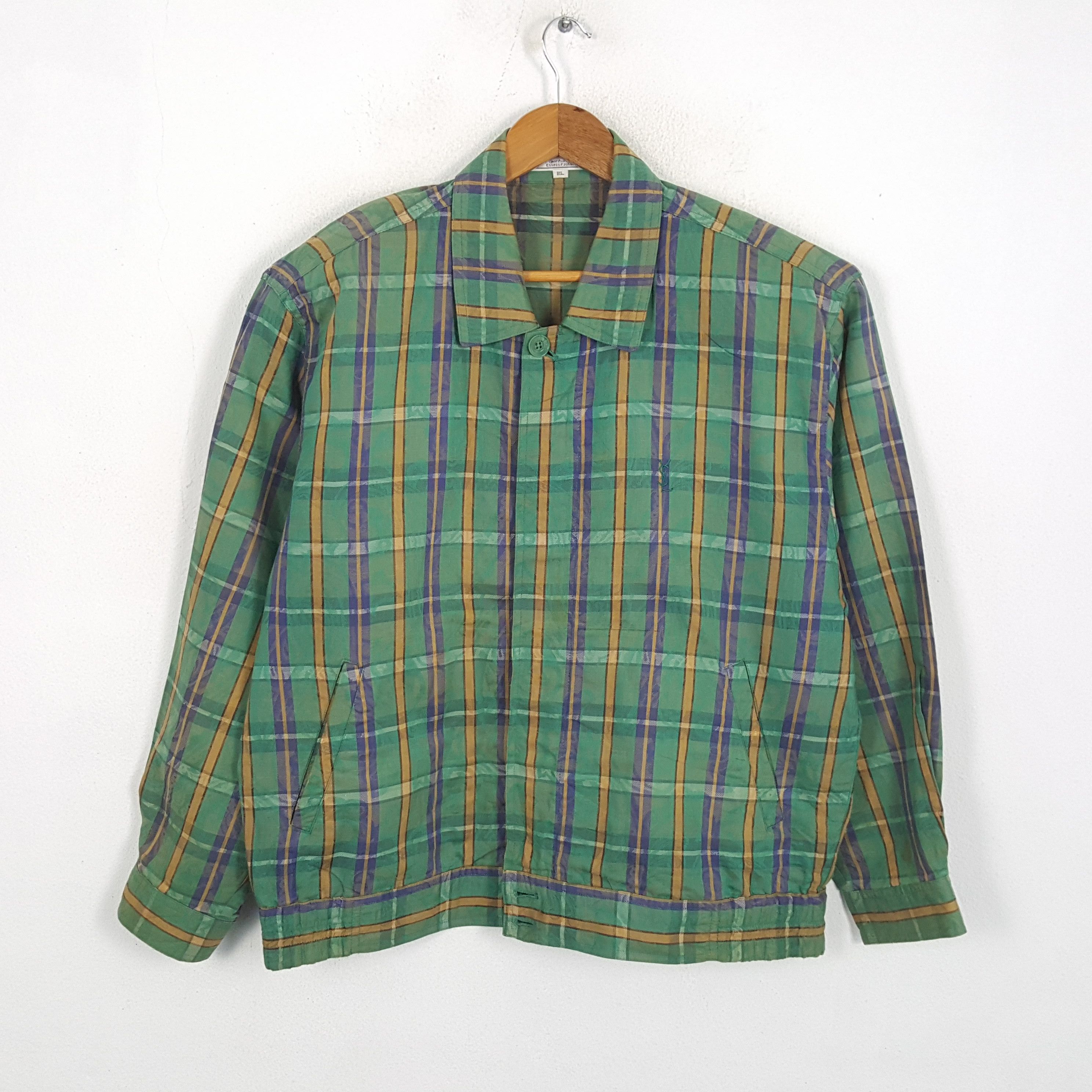 Vintage YVES SAINT LAURENT Luxury Fashion Brand Jacket