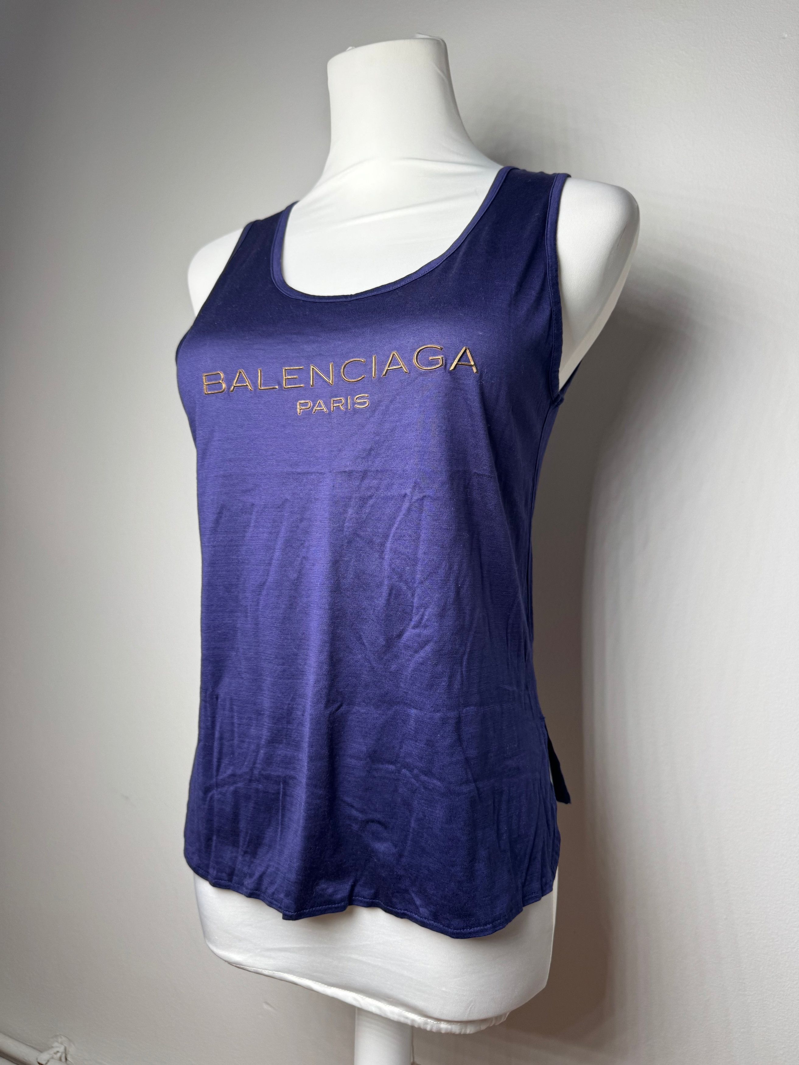 Balenciaga Vintage Canvas Top Purple M Size M / US 6-8 / IT 42-44 - 1 Thumbnail