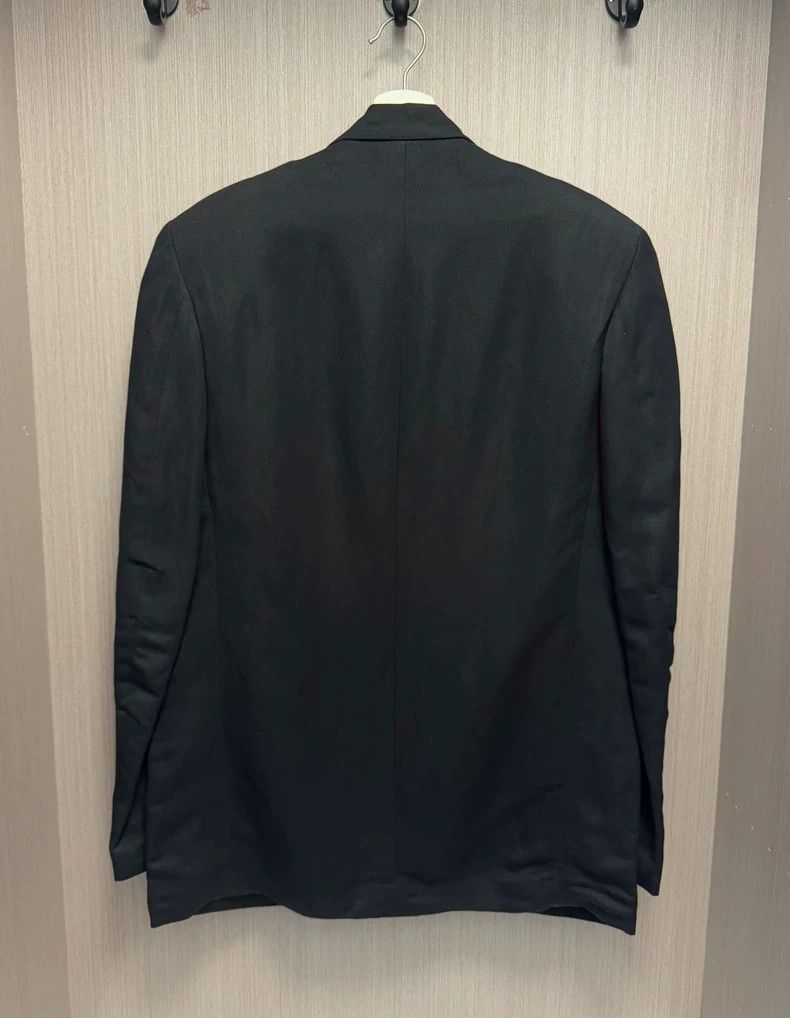 Yohji Yamamoto Yohji Yamamoto size 2 07 SS double collar suit with leathe Size 36S - 2 Thumbnail