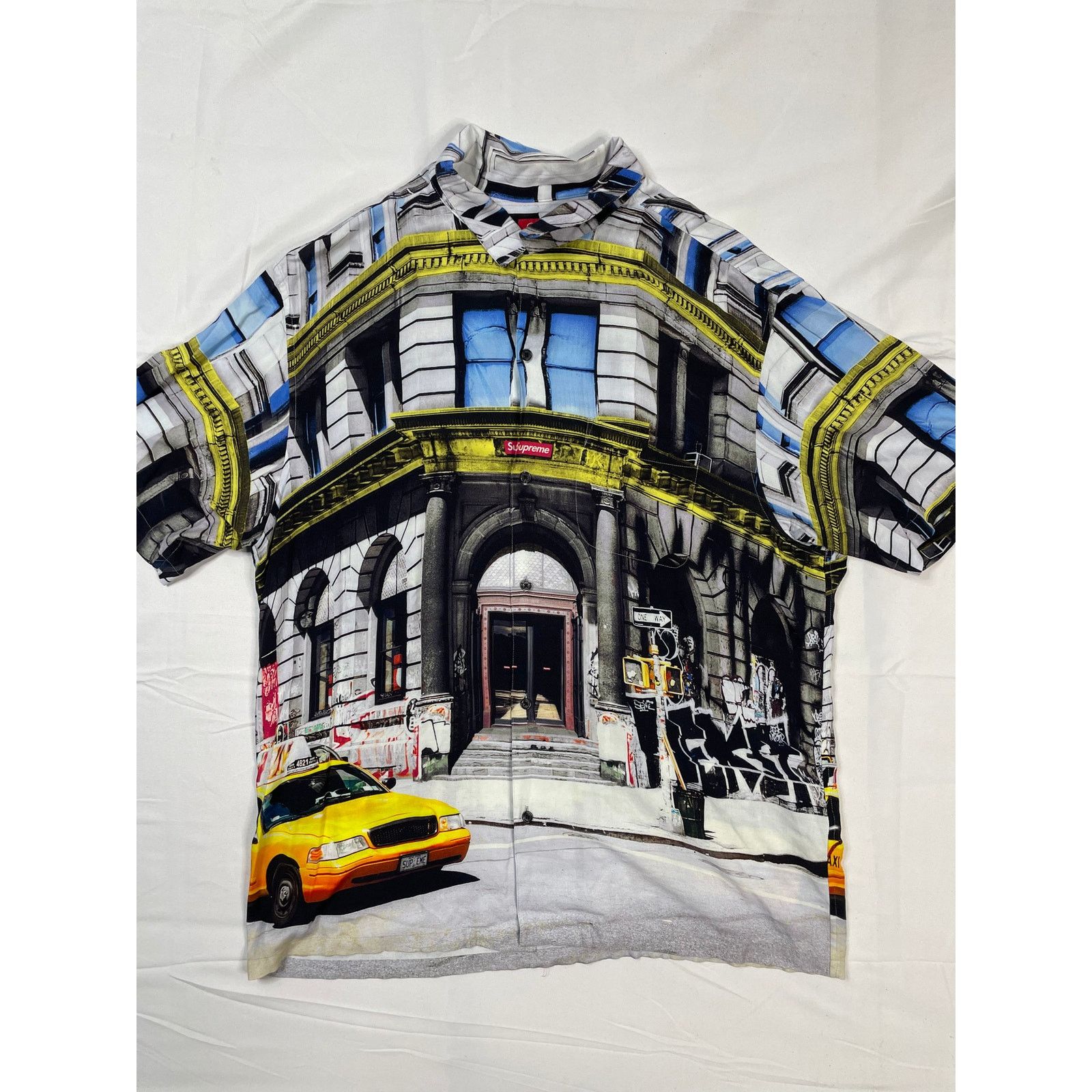 image of Supreme Button Up Multi Building Xl, Men's