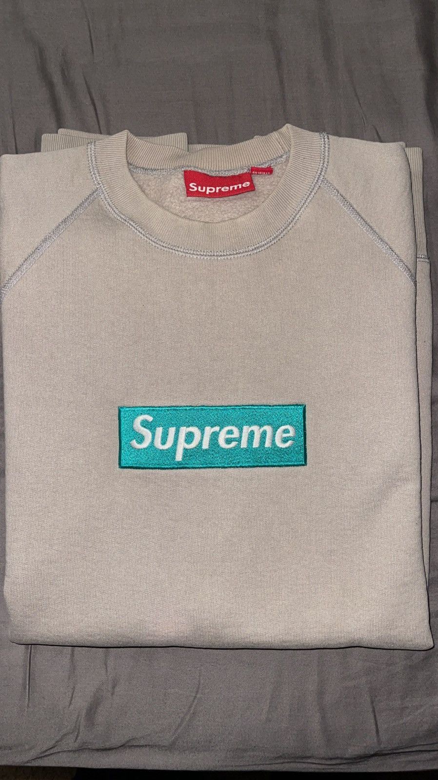 Supreme teal box logo hot sale