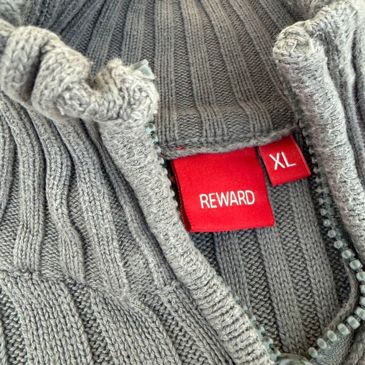 Vintage 90s Opium Zip Up Jumper Grey Printed