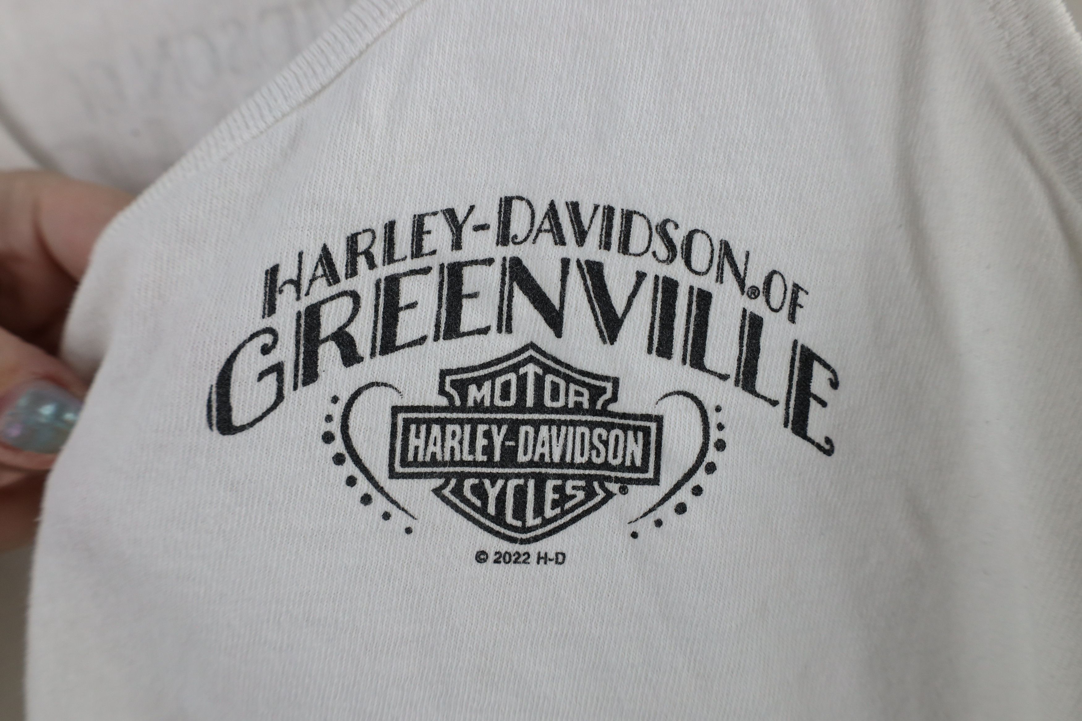 Harley Davidson × Vintage Y2K Harley Davidson Eagle Rose Flower Tank Top T-Shirt Size L / US 10 / IT 46 - 4 Thumbnail
