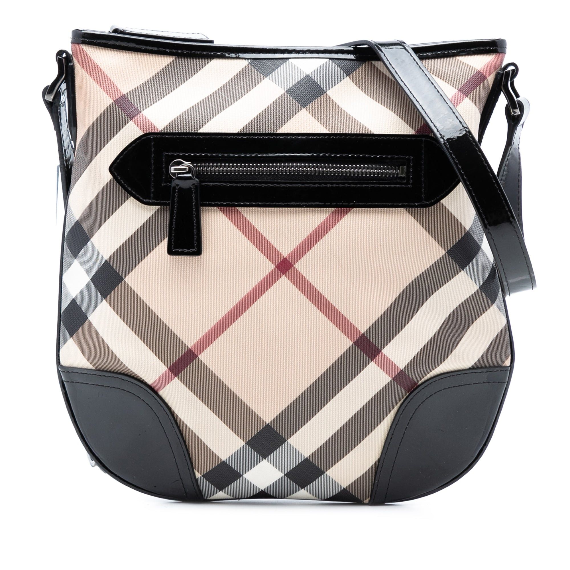 Burberry Supernova Check Coated Canvas Dryden Crossbody Size ONE SIZE - 1 Thumbnail