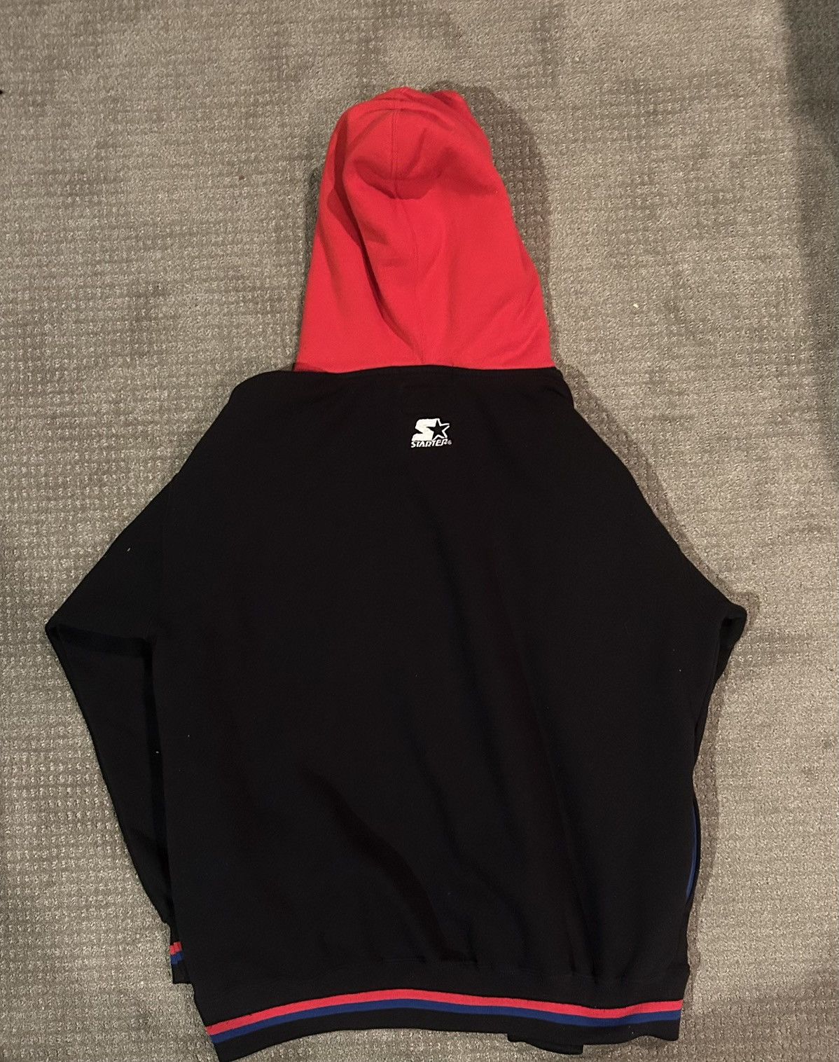 Starter Rangers Starter Double Hood vintage sweatshirt Size US L / EU 52-54 / 3 - 3 Thumbnail