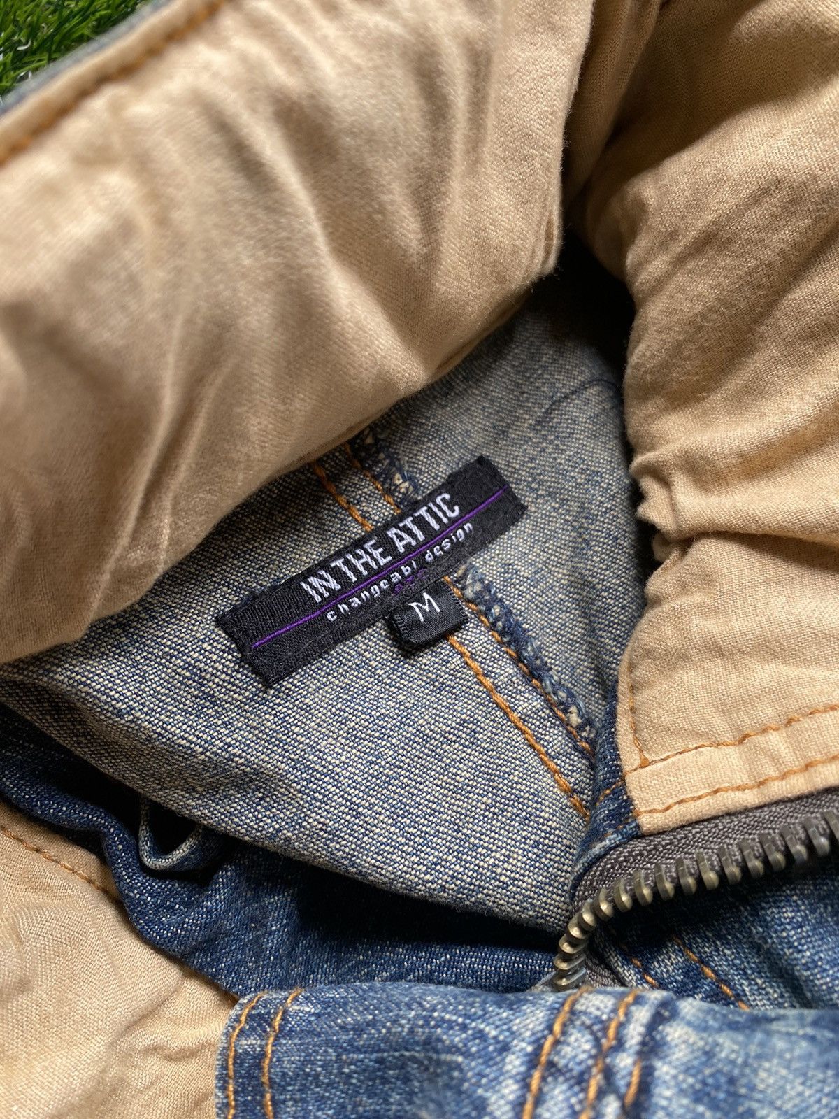 In The Attic 🔥 Distressed 🔥 Vintage In The Attic Jacket - Punk Design Size M / US 6-8 / IT 42-44 - 15 Thumbnail